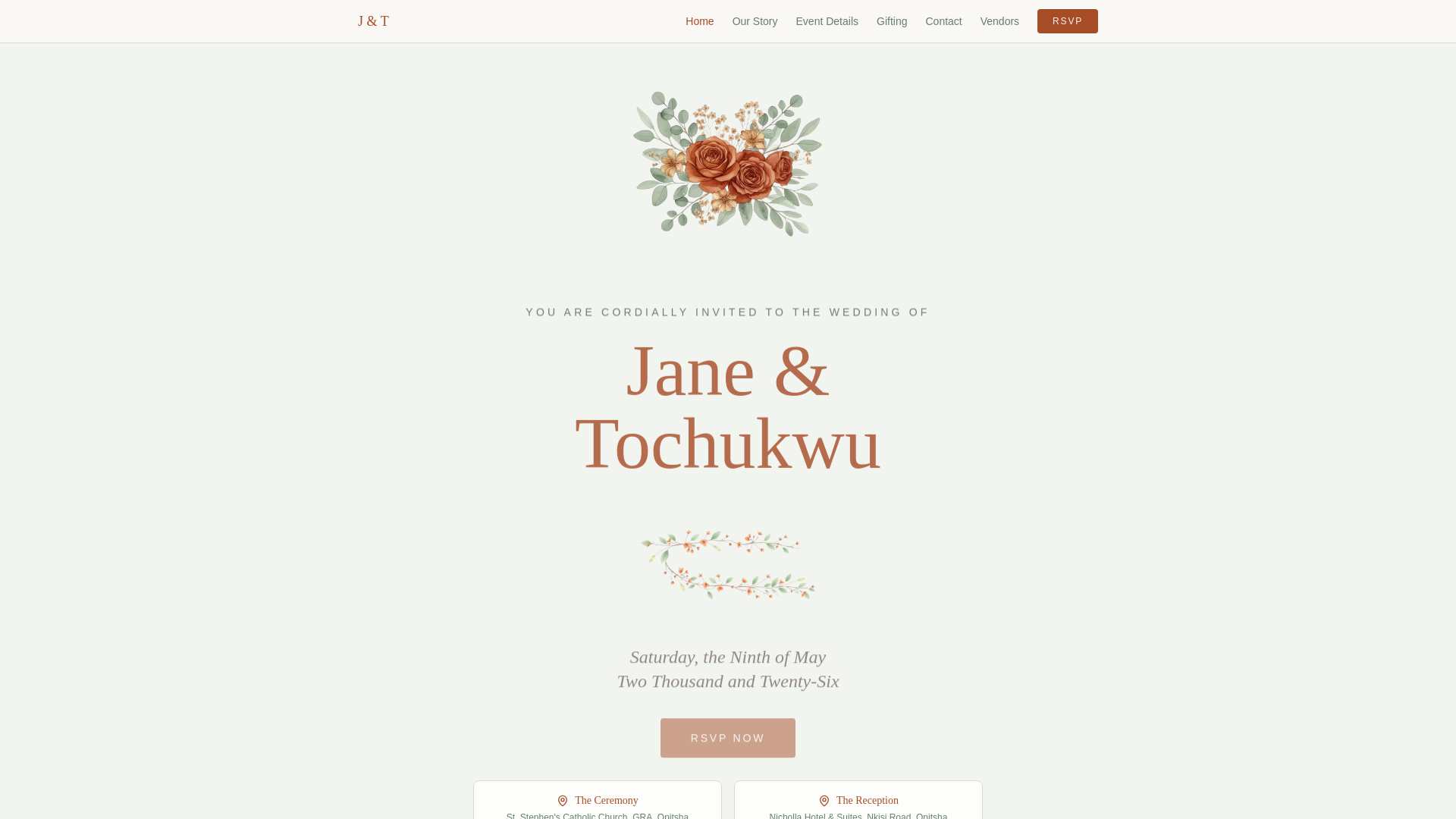 website screenshot of https://janetochi.com