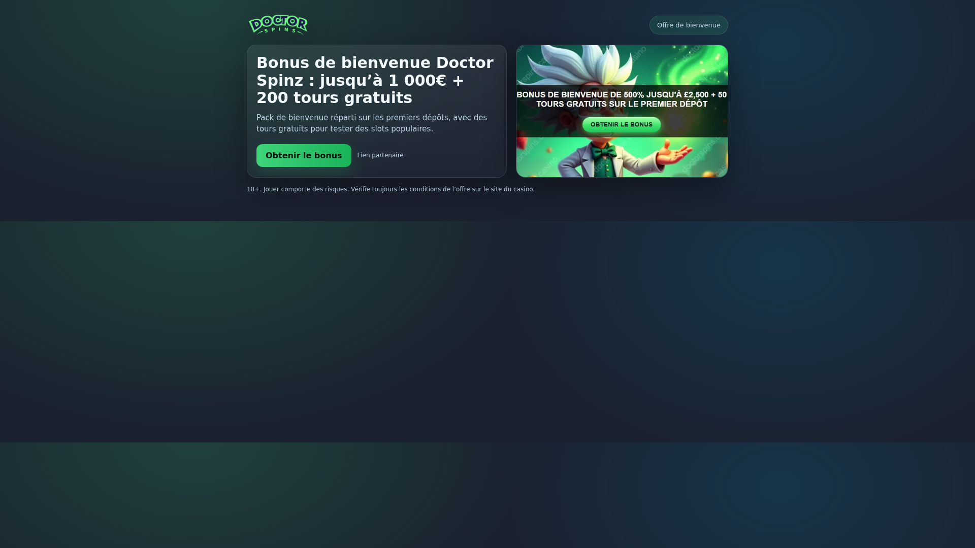 website screenshot of https://doctorspin.pages.dev/