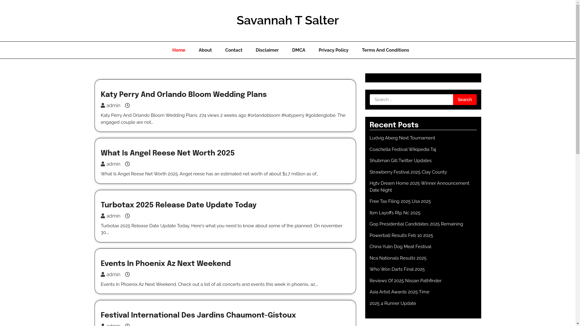 website screenshot of https://savannahtsalter.pages.dev/