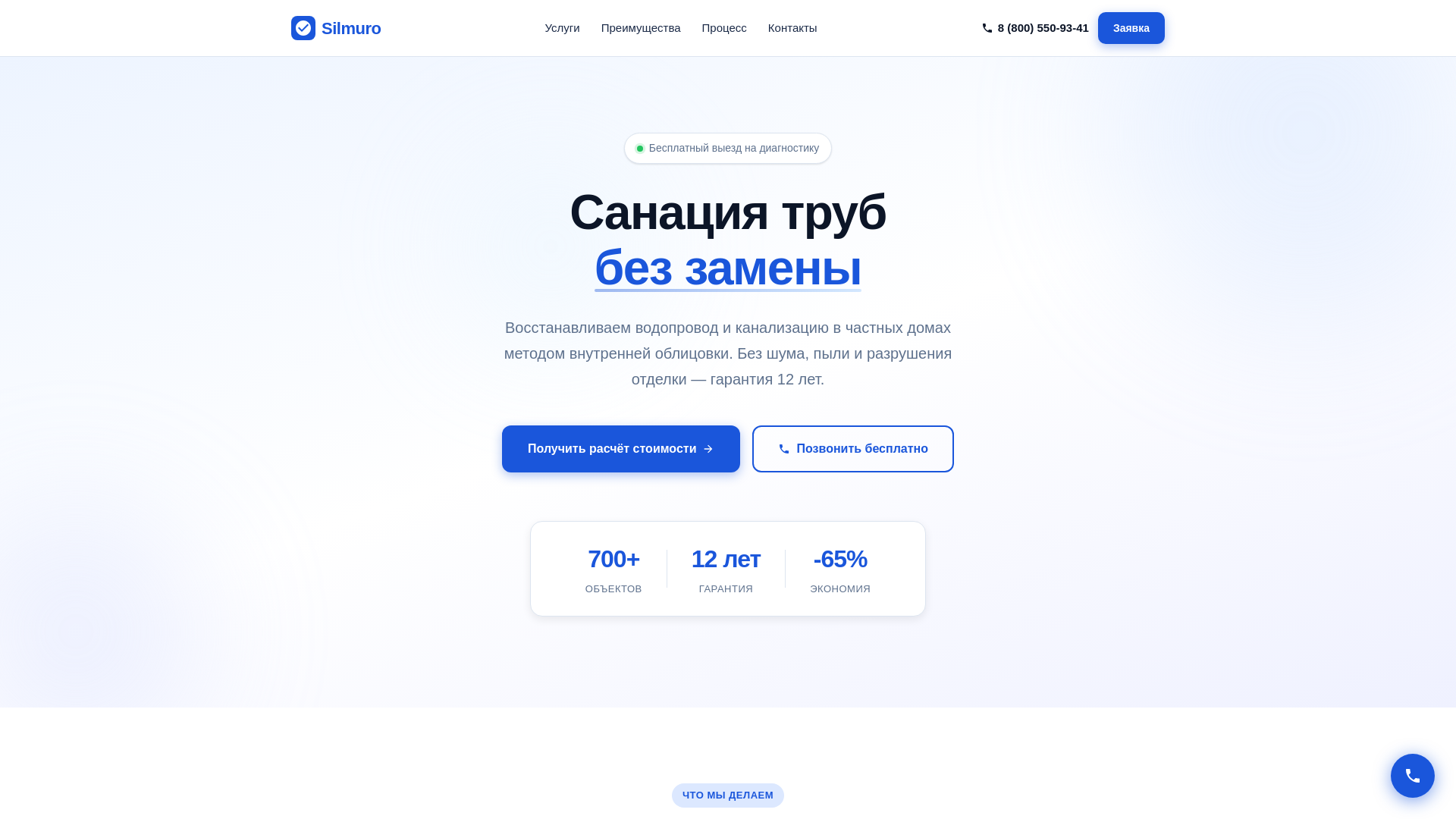 website screenshot of https://silmuro.ru/