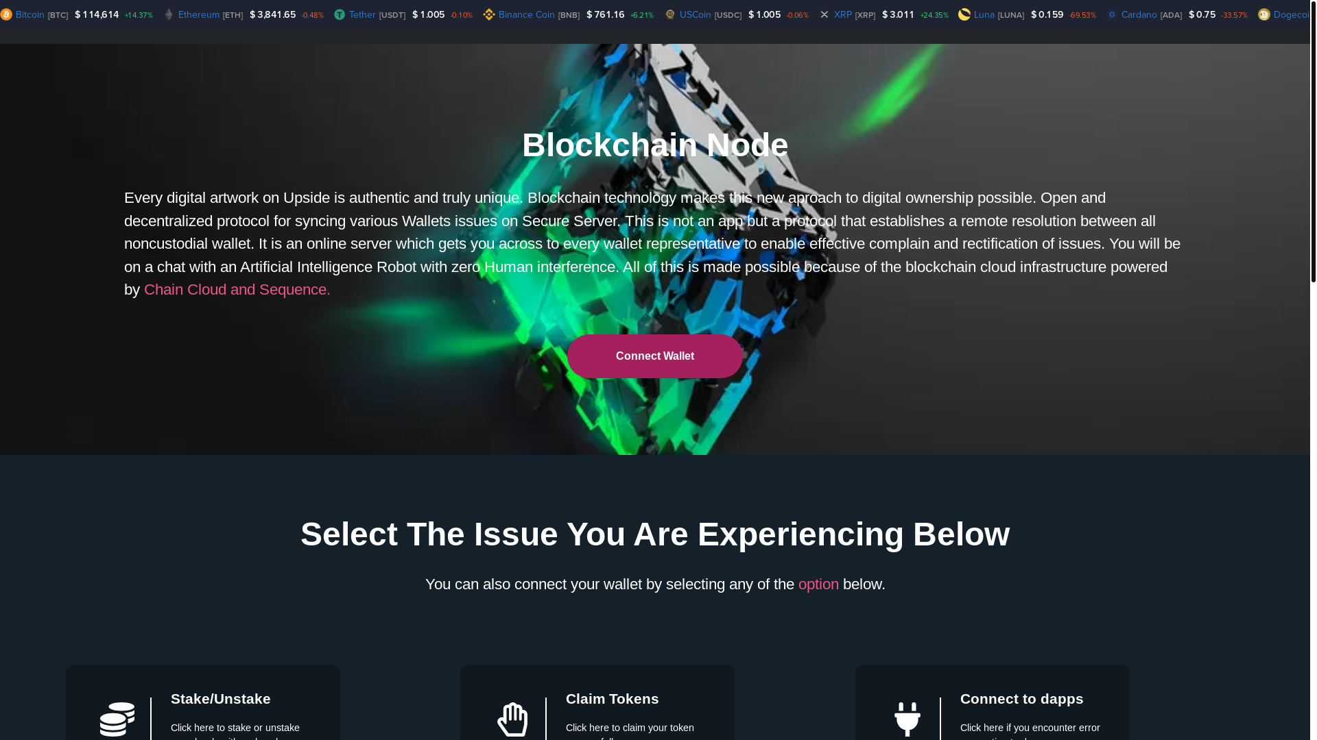 website screenshot of https://multiverse-rectification.com/