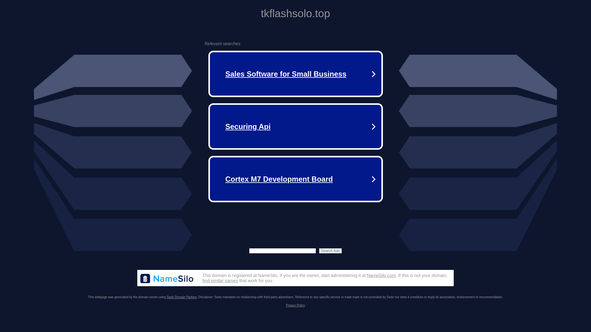 website screenshot of https://tkflashsolo.top/
