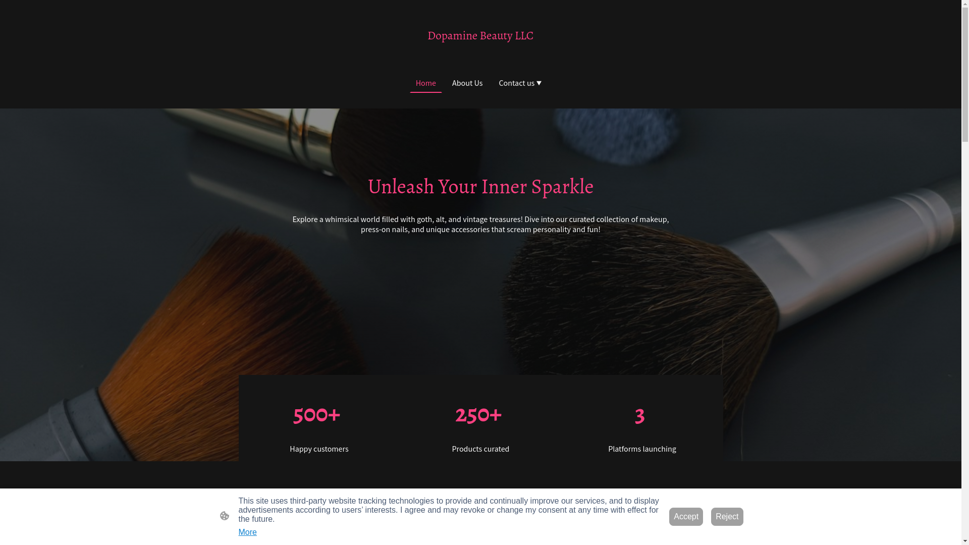 website screenshot of https://beautifuldopamine.com/