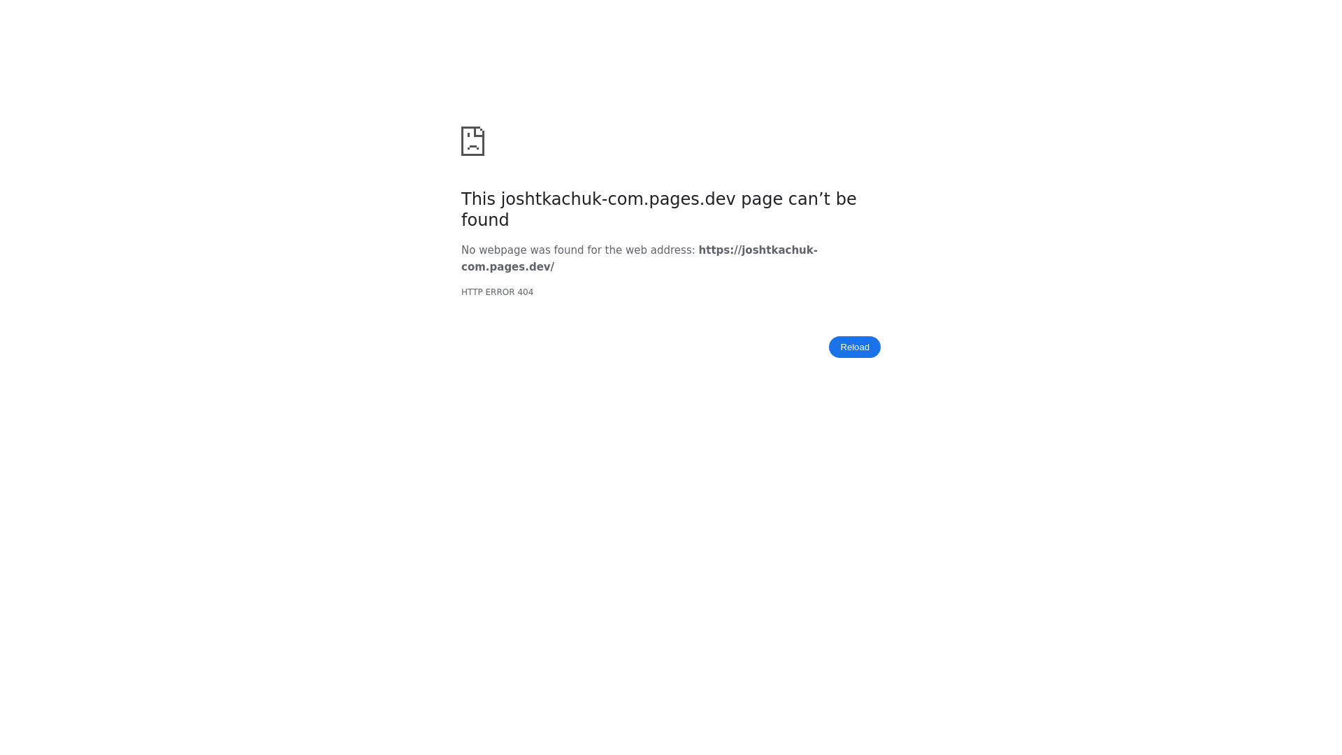 website screenshot of https://joshtkachuk-com.pages.dev/
