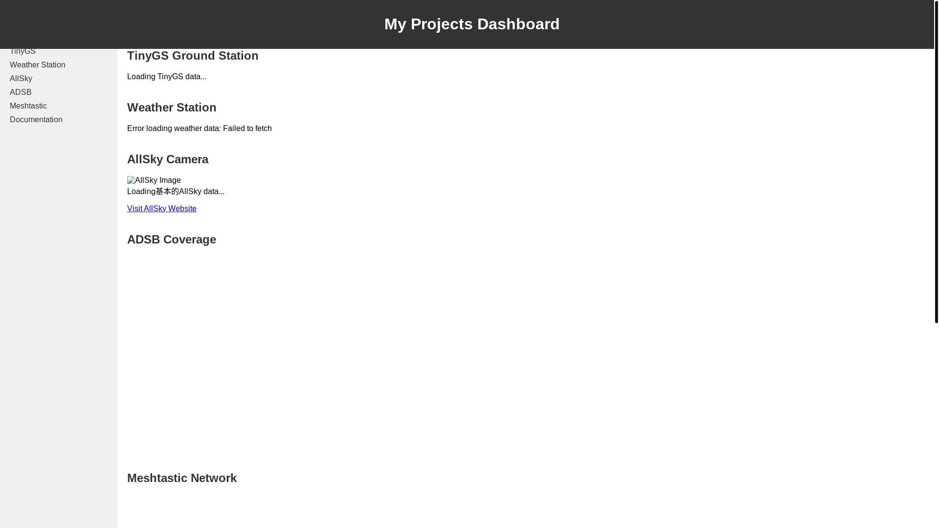 website screenshot of https://my-fun-projects.pages.dev/