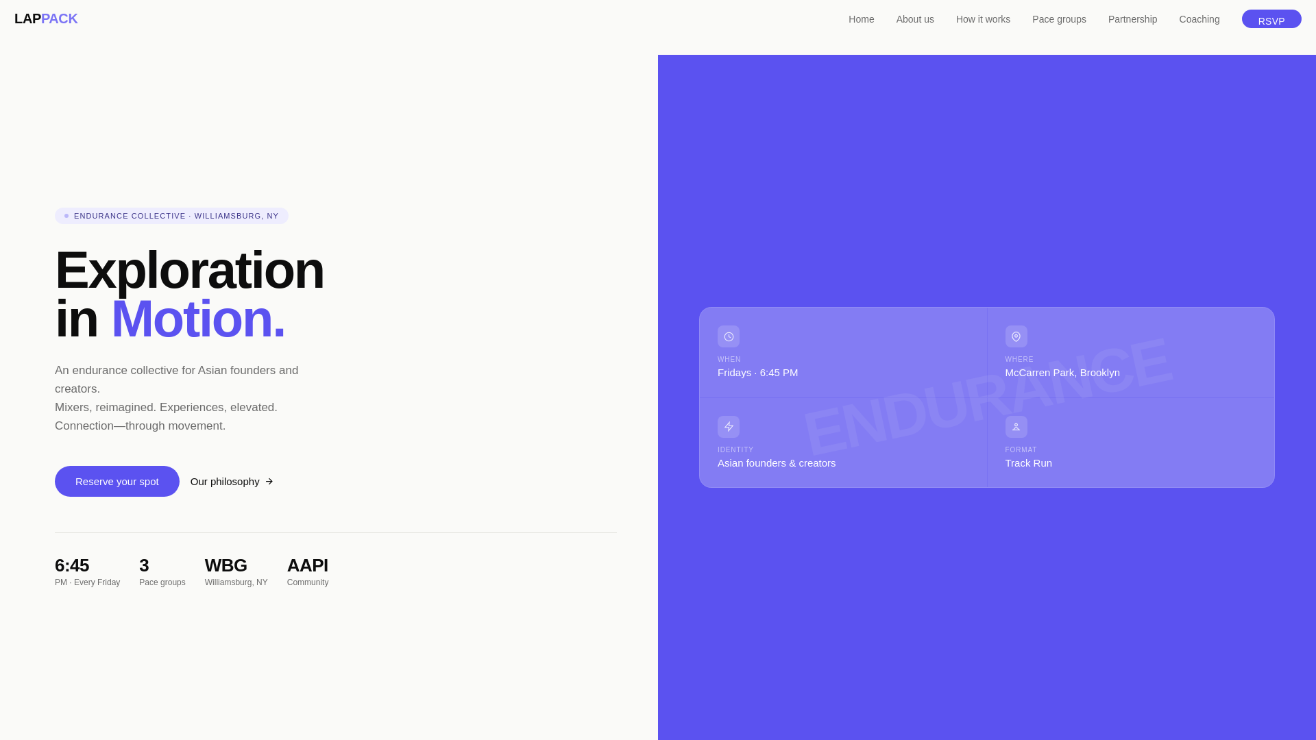 website screenshot of https://lappacknyc.com/