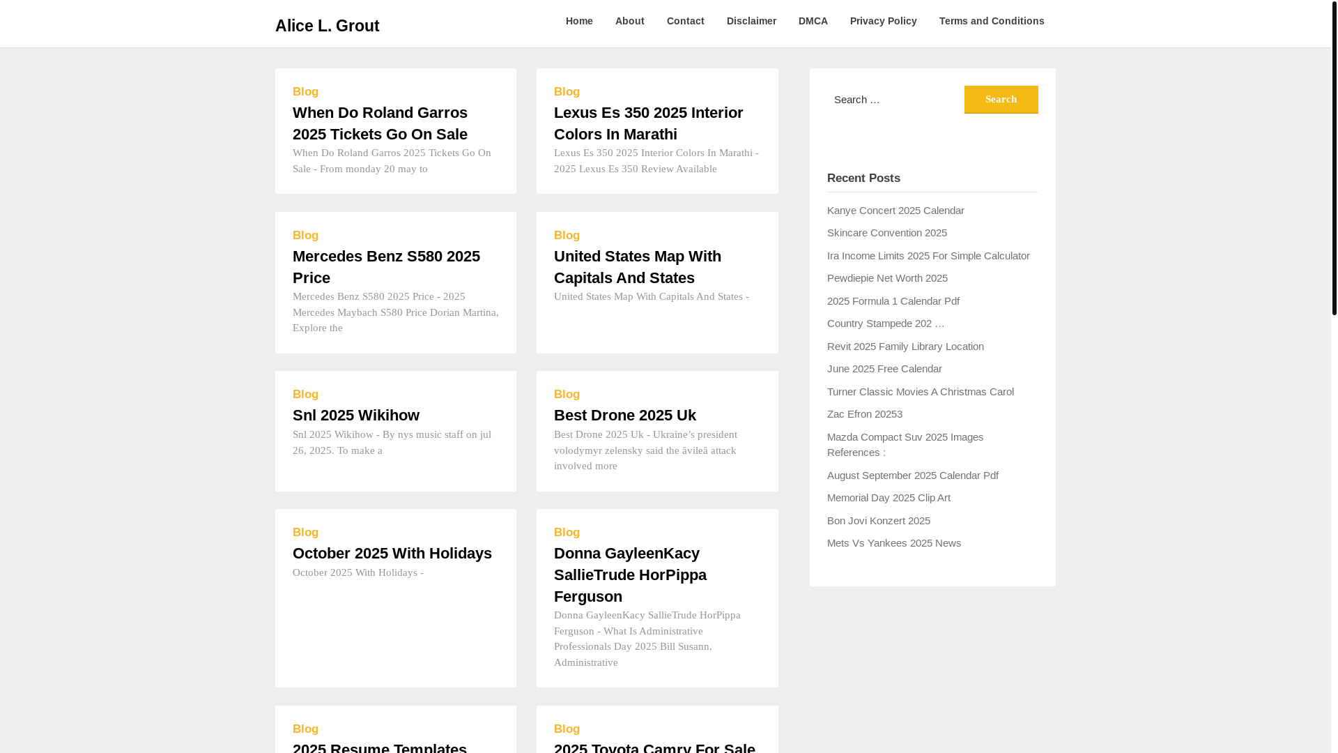 website screenshot of https://alicelgrout.pages.dev/