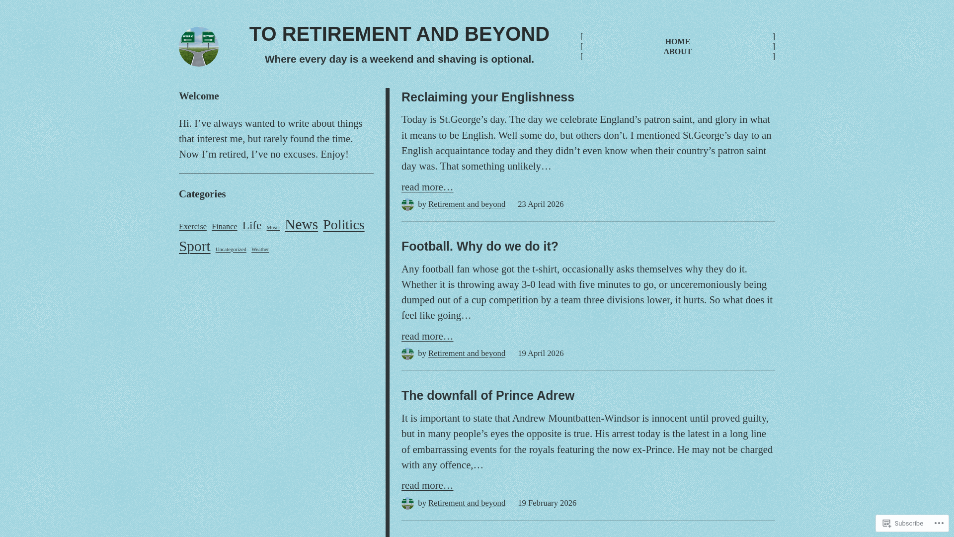 website screenshot of https://toretirementandbeyond.uk/