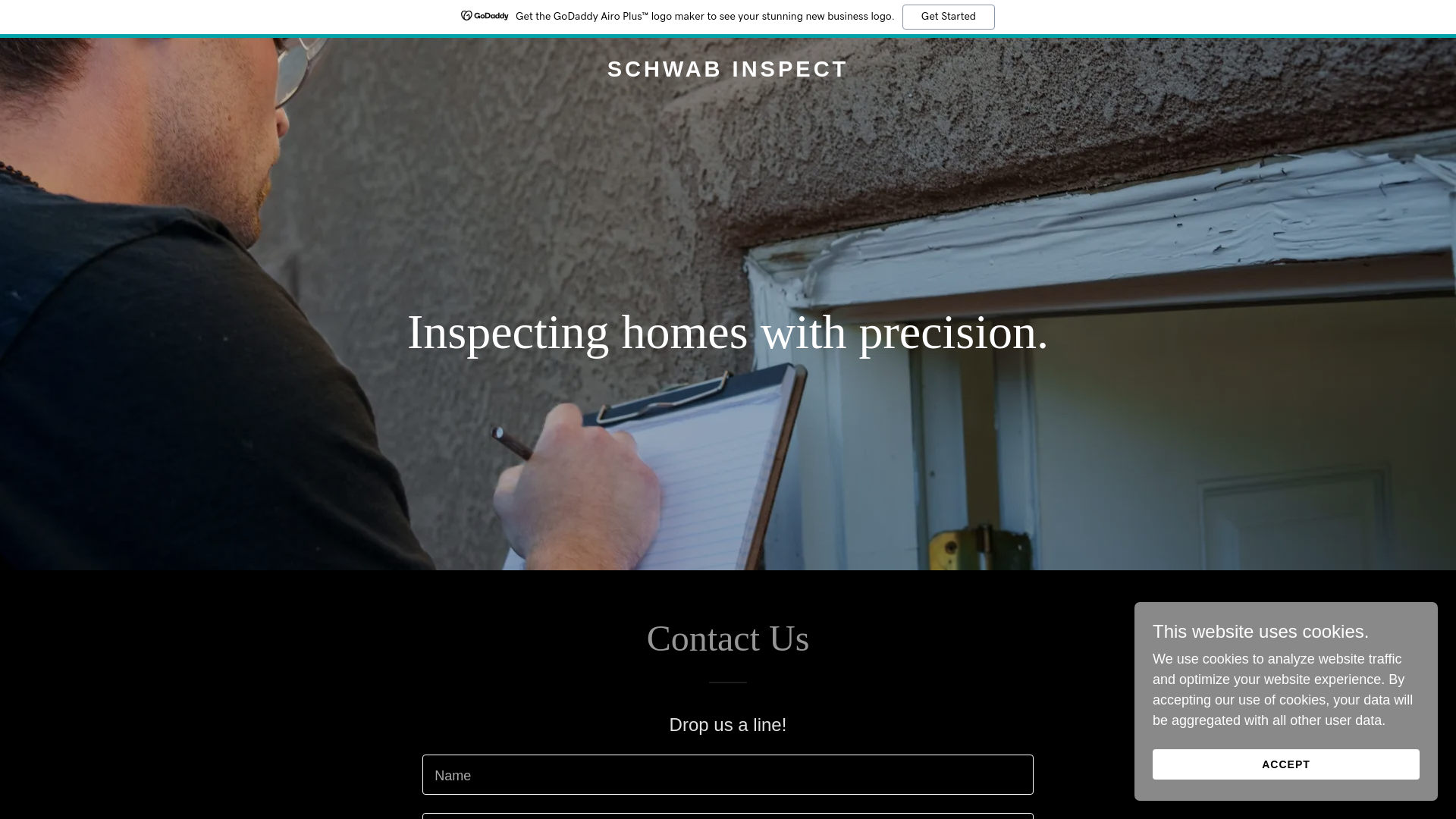 website screenshot of https://schwabinspect.com/