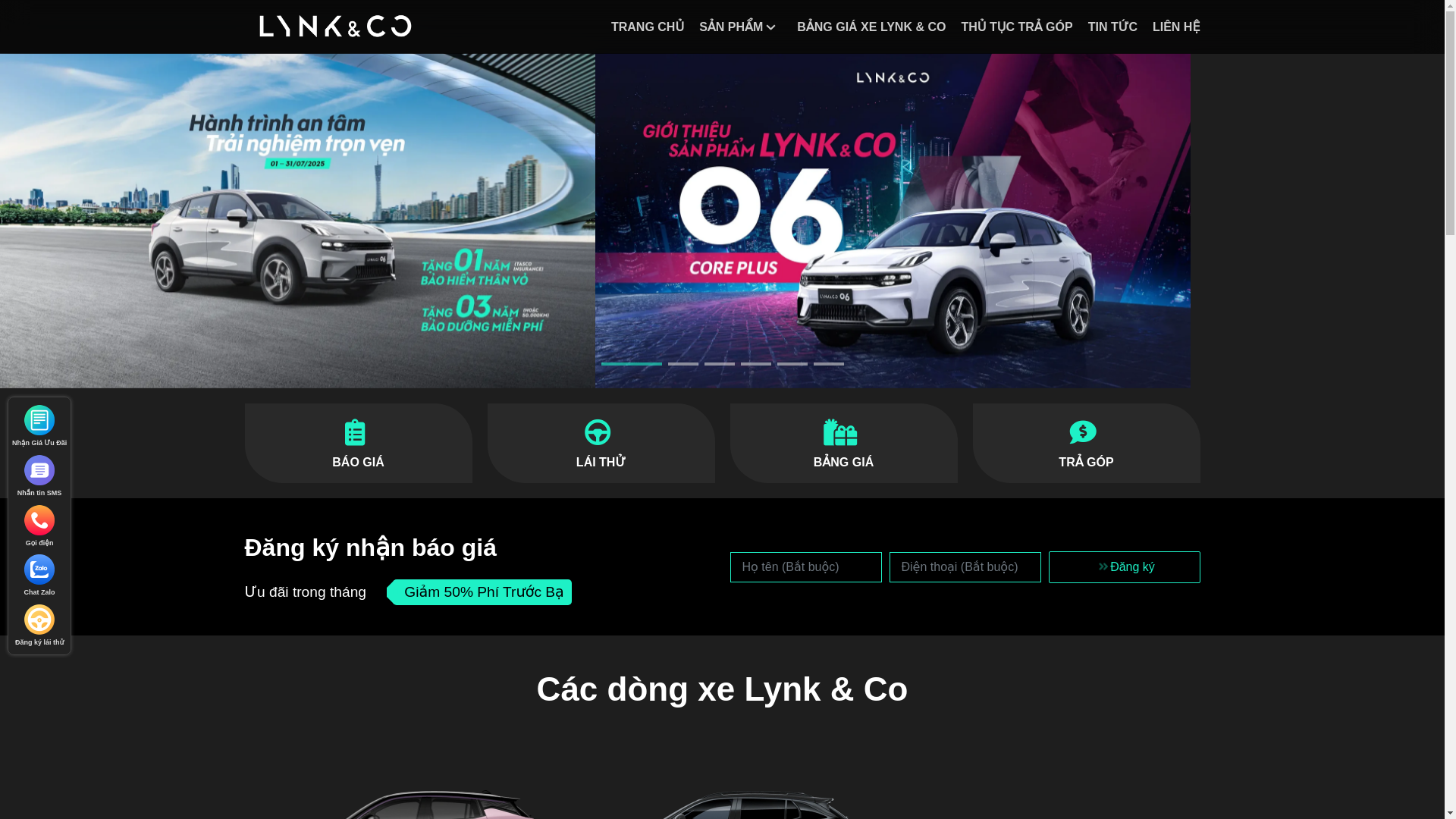 website screenshot of https://lynkcobacninh.vn/