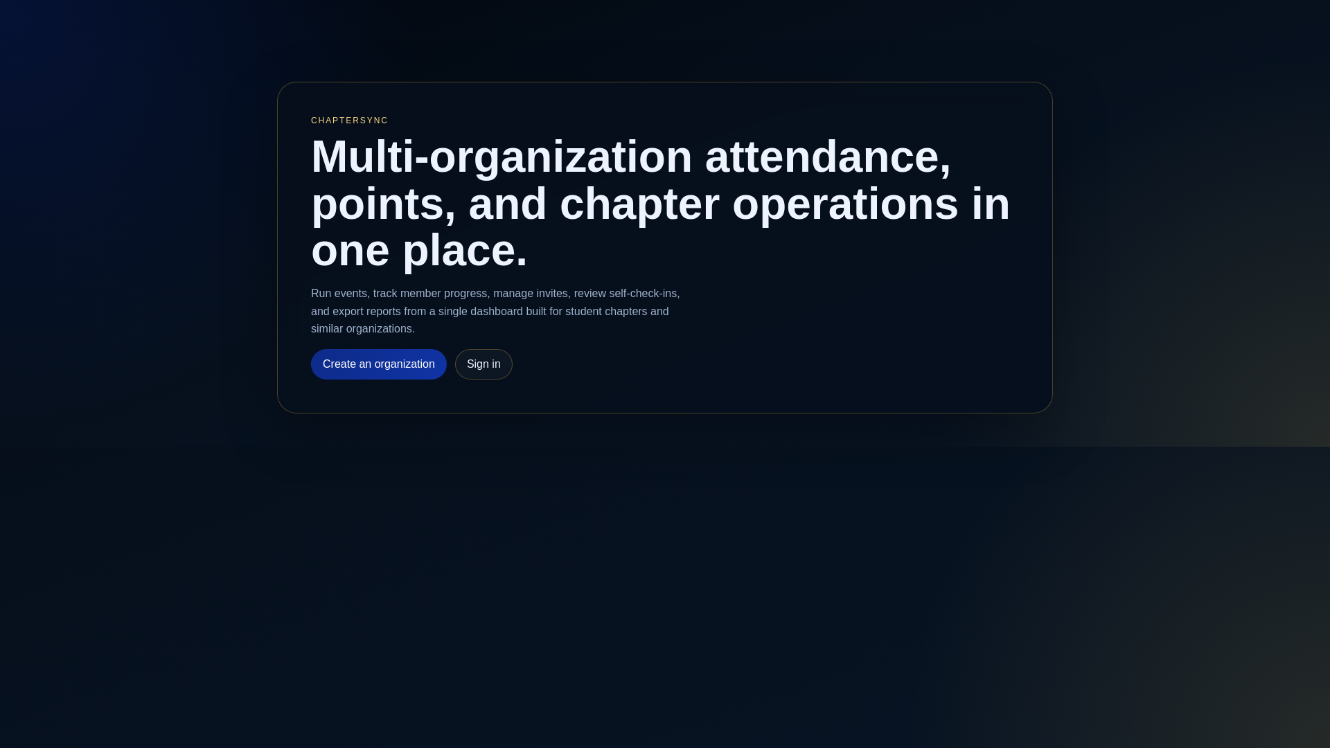 website screenshot of https://chaptersync.company/