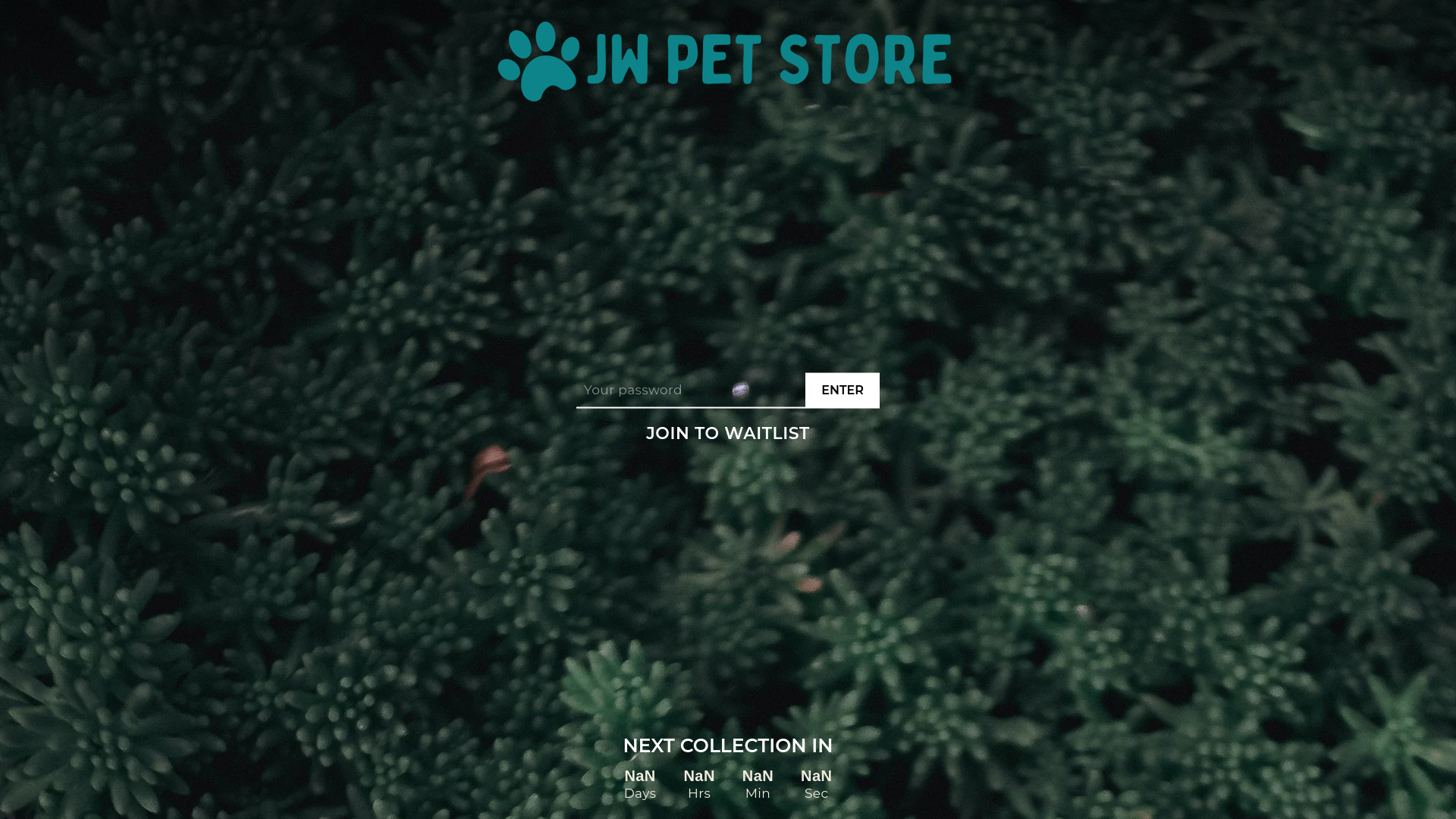 website screenshot of https://jwpetstore.com/