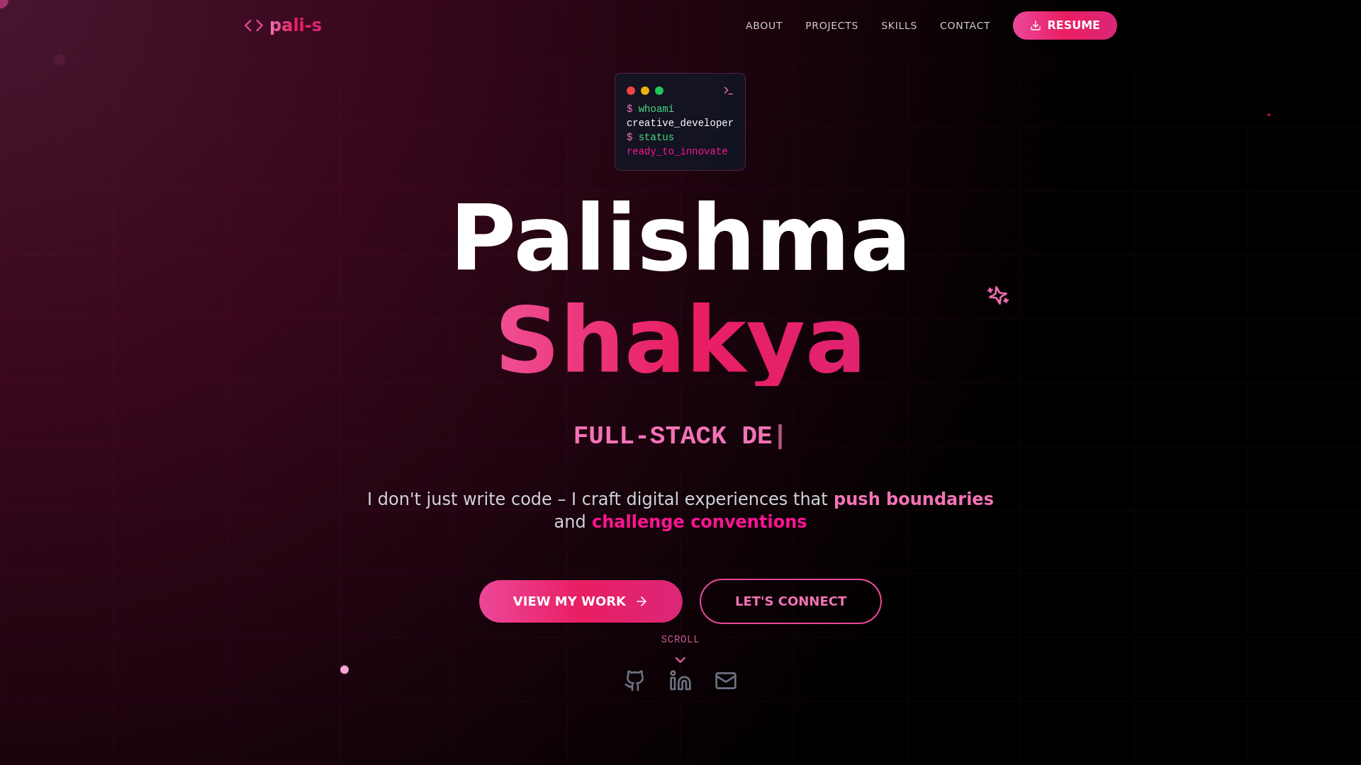 website screenshot of https://palishmashakya.com.np/