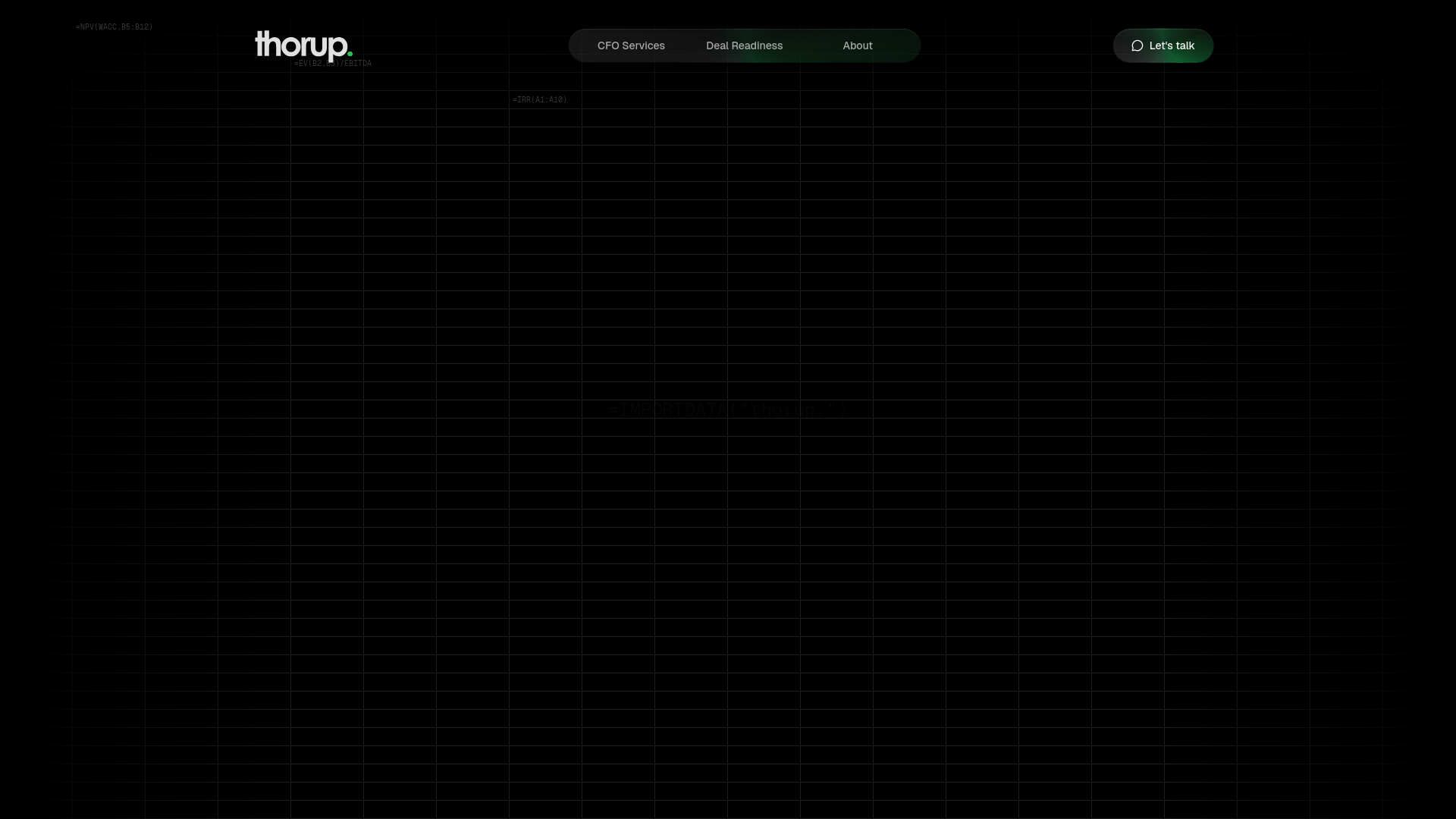website screenshot of https://athorup.com/