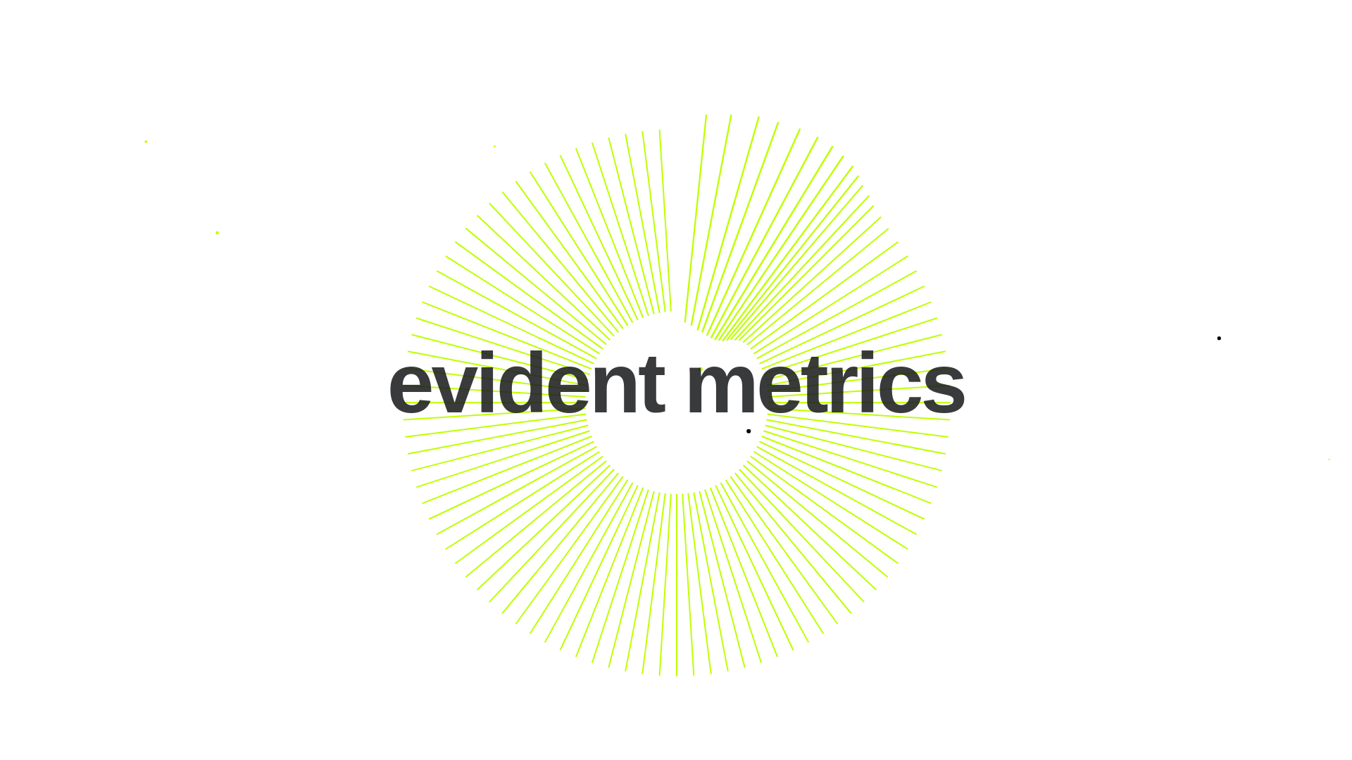 website screenshot of https://evidentmetrics.com/