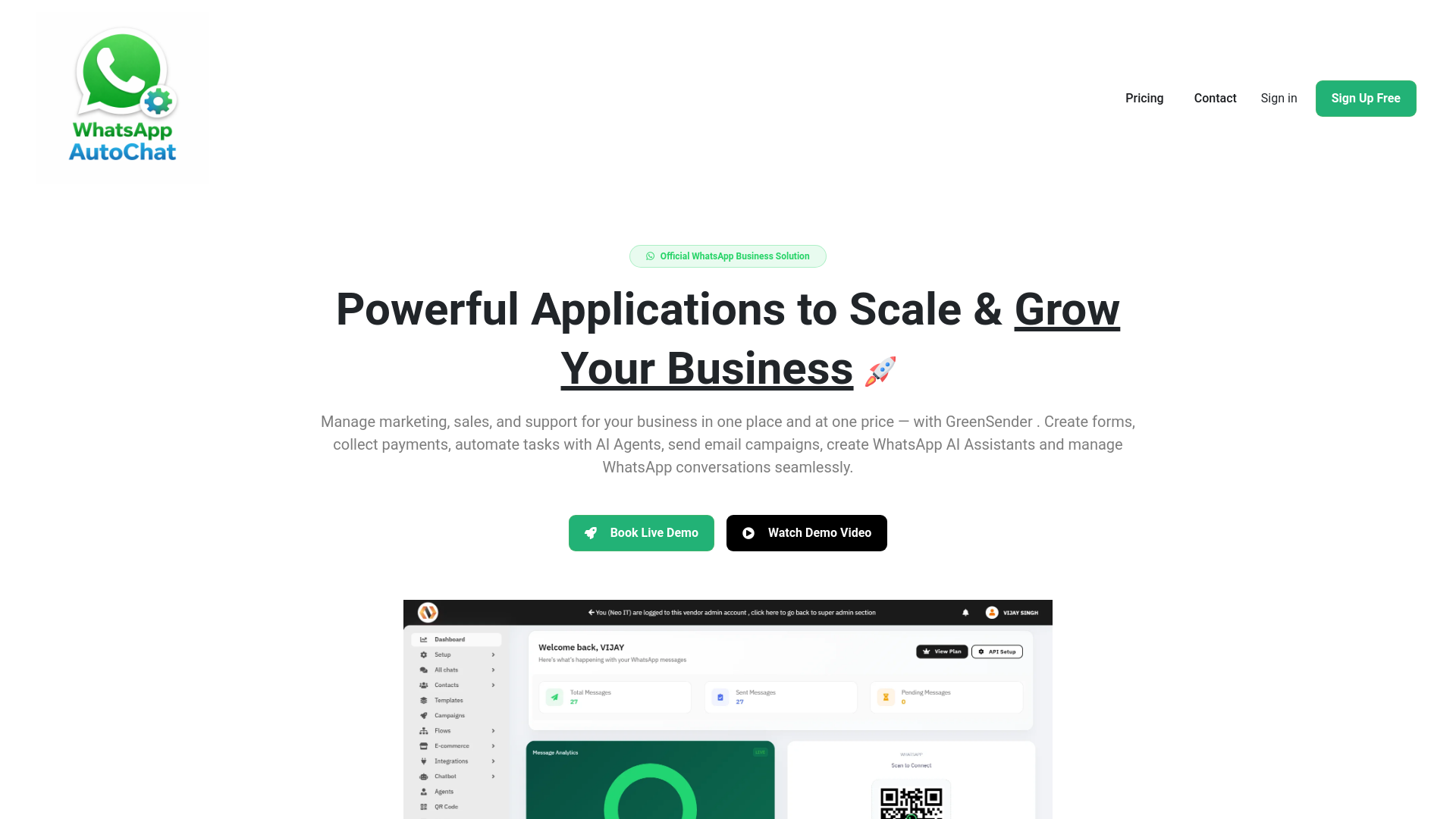 website screenshot of https://whatsappautochat.com/