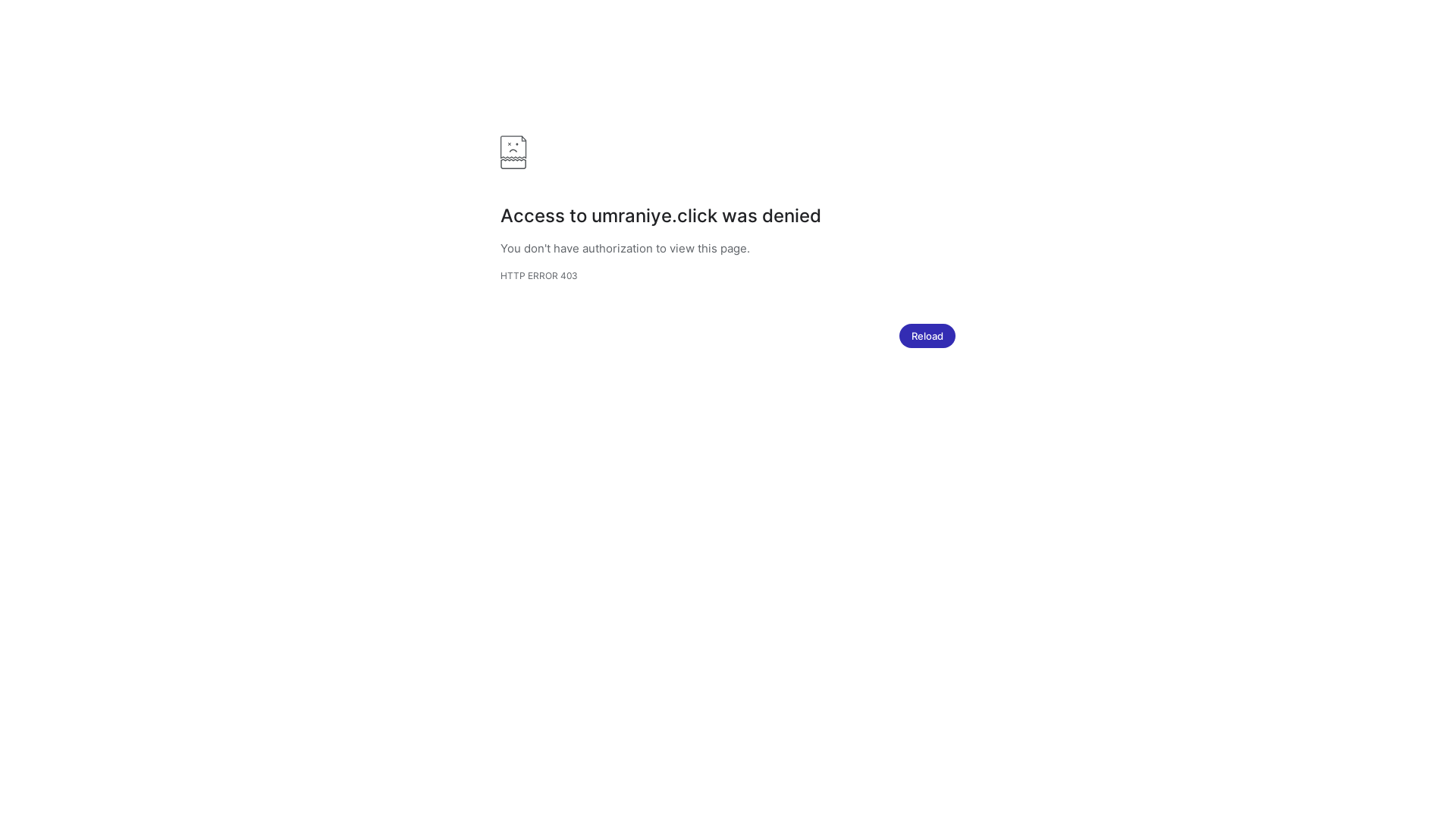 website screenshot of https://umraniye.click/