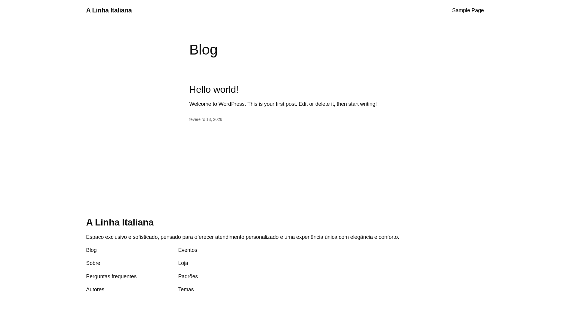 website screenshot of https://alinhaitaliana.com/