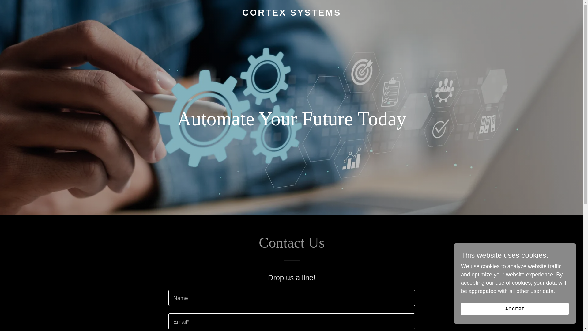 website screenshot of https://cortexsystems.ai/