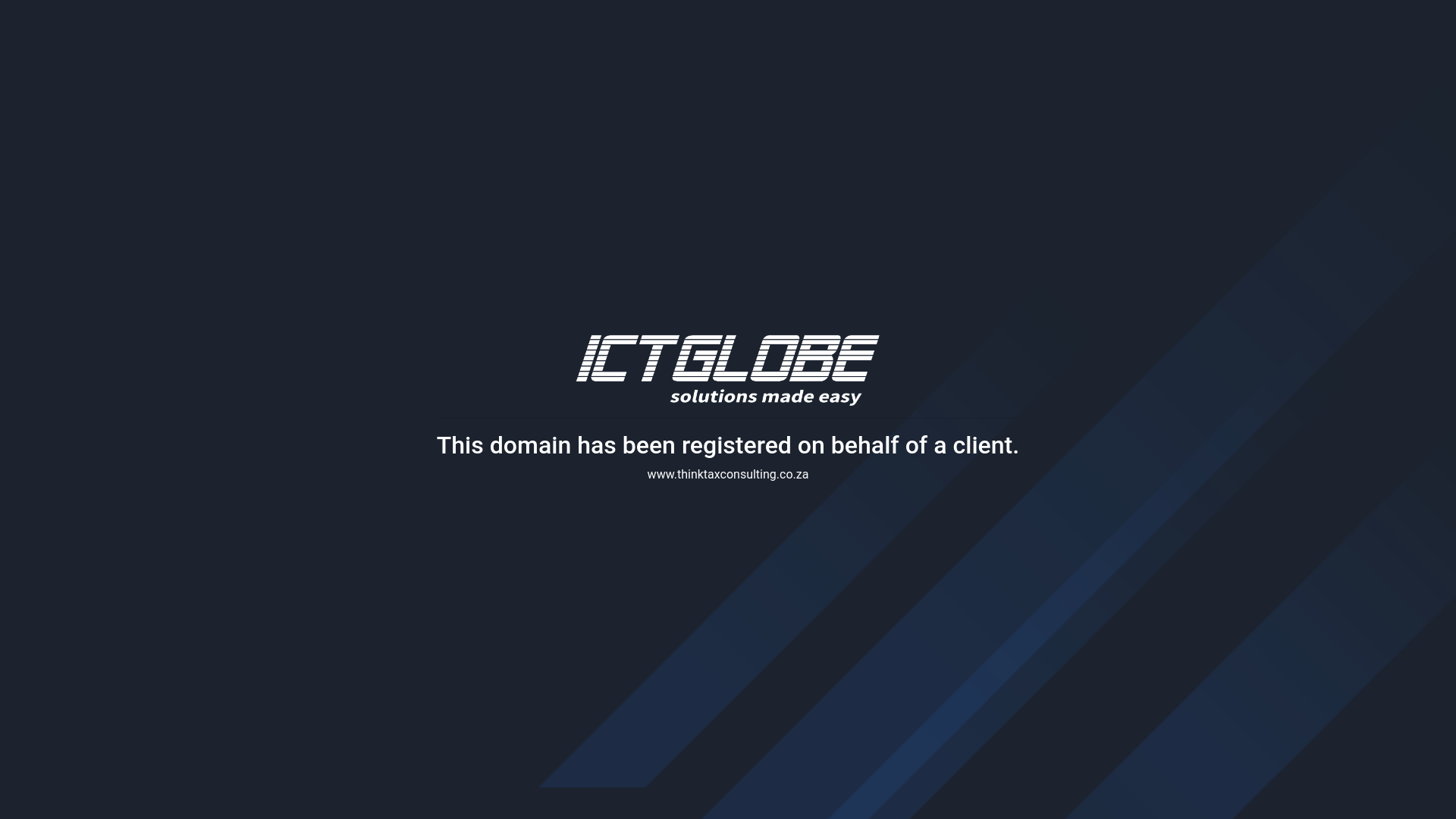 website screenshot of https://thinktaxconsulting.co.za/