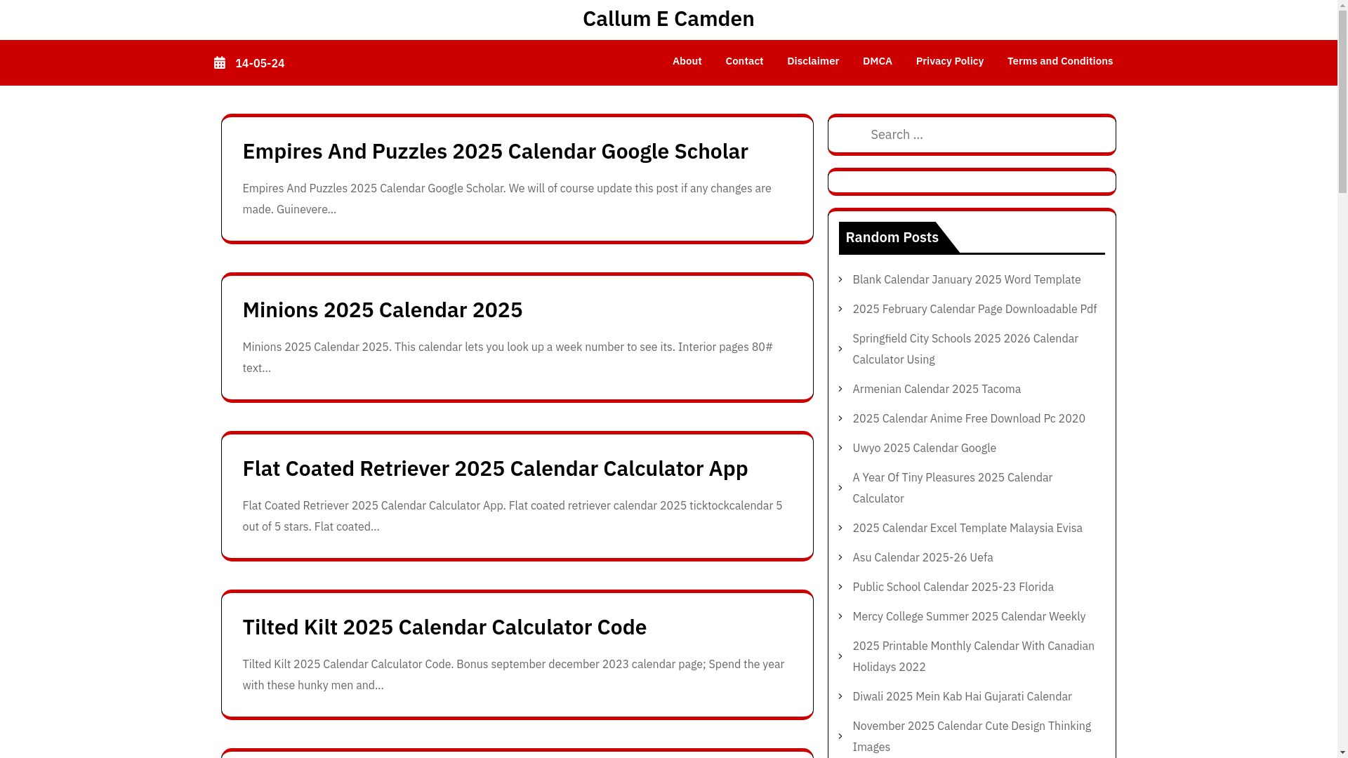website screenshot of https://callumecamden.pages.dev/