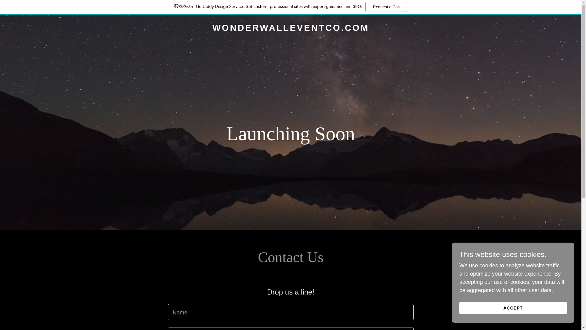 website screenshot of https://wonderwalleventco.com/