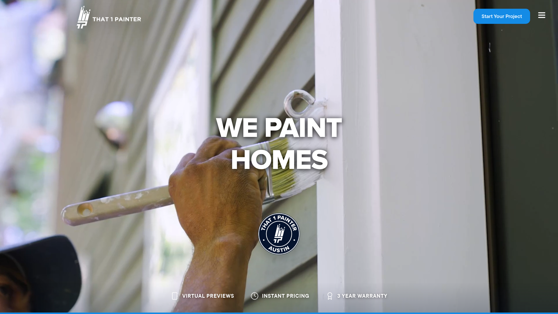 website screenshot of https://that1painteraustin.com/