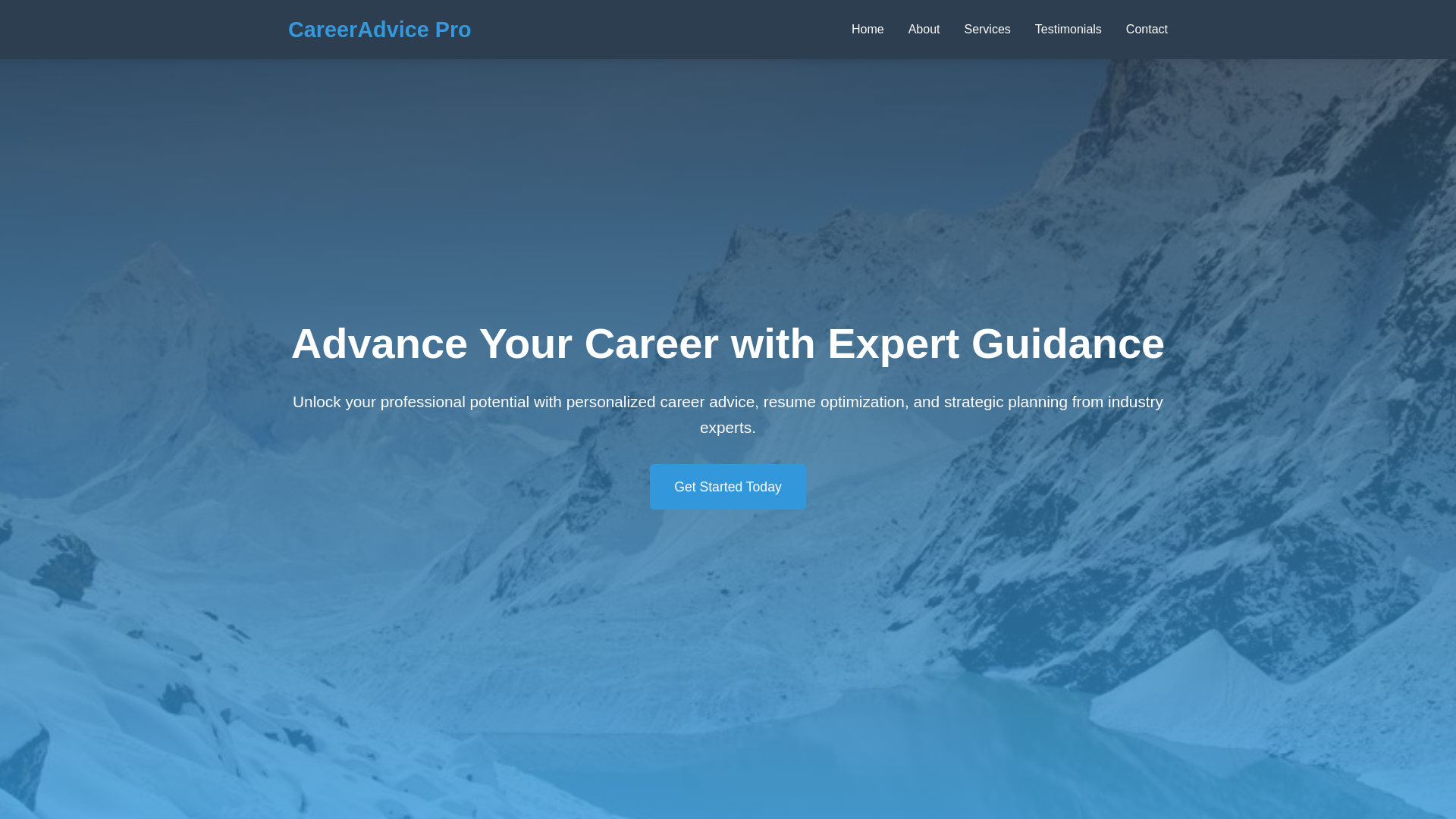 website screenshot of https://personalcareeradvice.cyou/