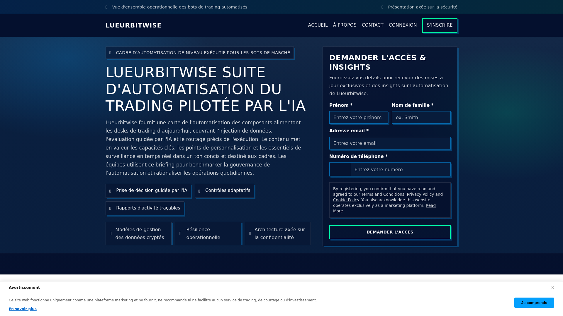 website screenshot of https://lueurbitwise-digital.pages.dev/