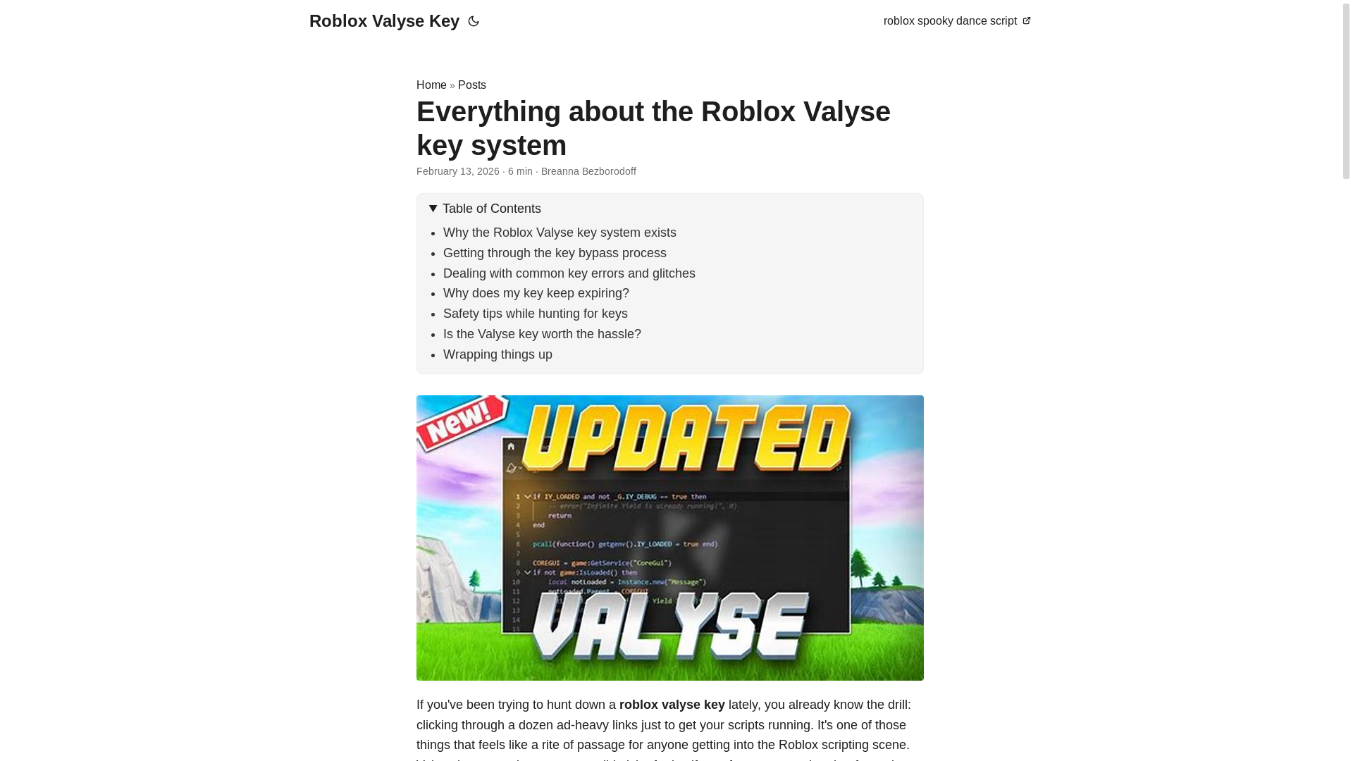website screenshot of https://roblox-valyse-key.pages.dev/