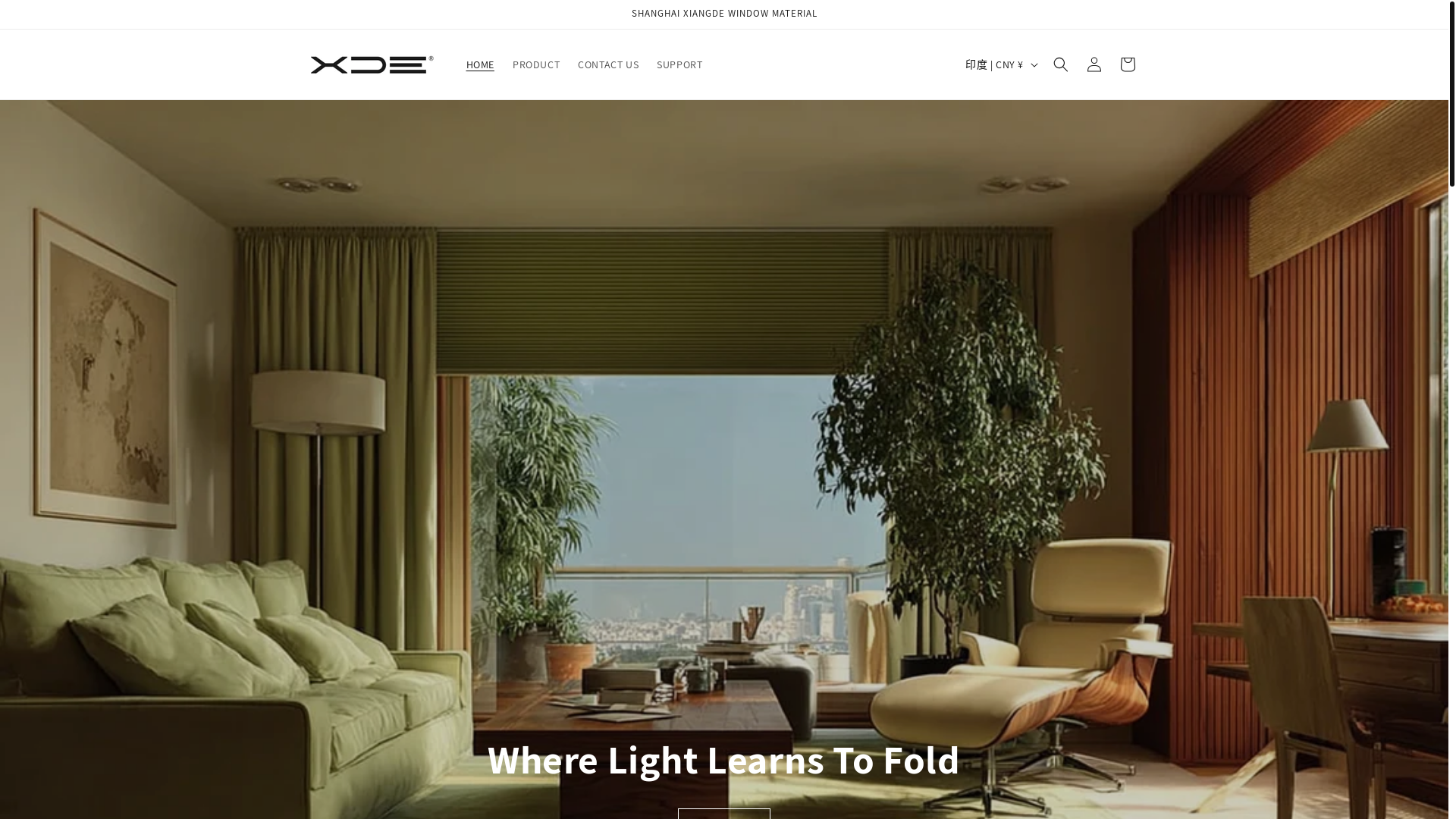 website screenshot of https://xiangdewindow.com/