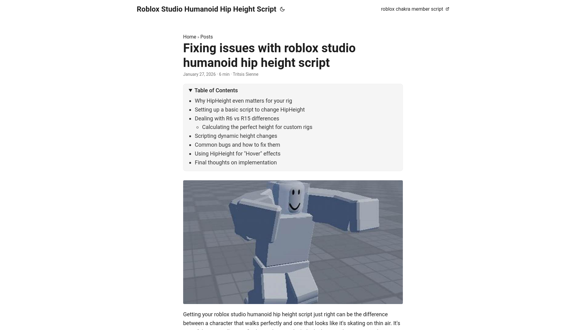 website screenshot of https://roblox-studio-humanoid-hip-height-script.pages.dev/