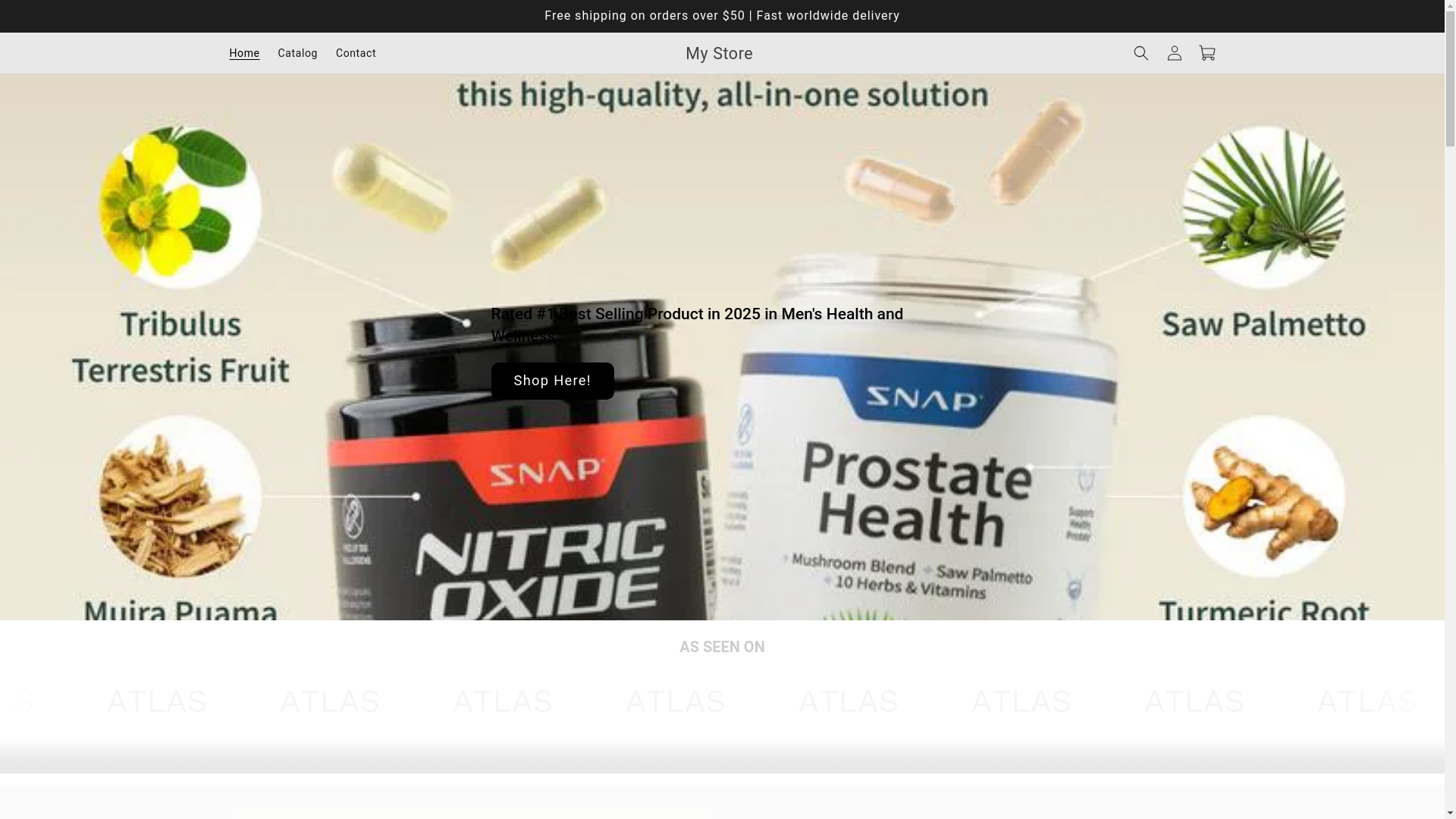 website screenshot of https://ultimatemensvitality.com/