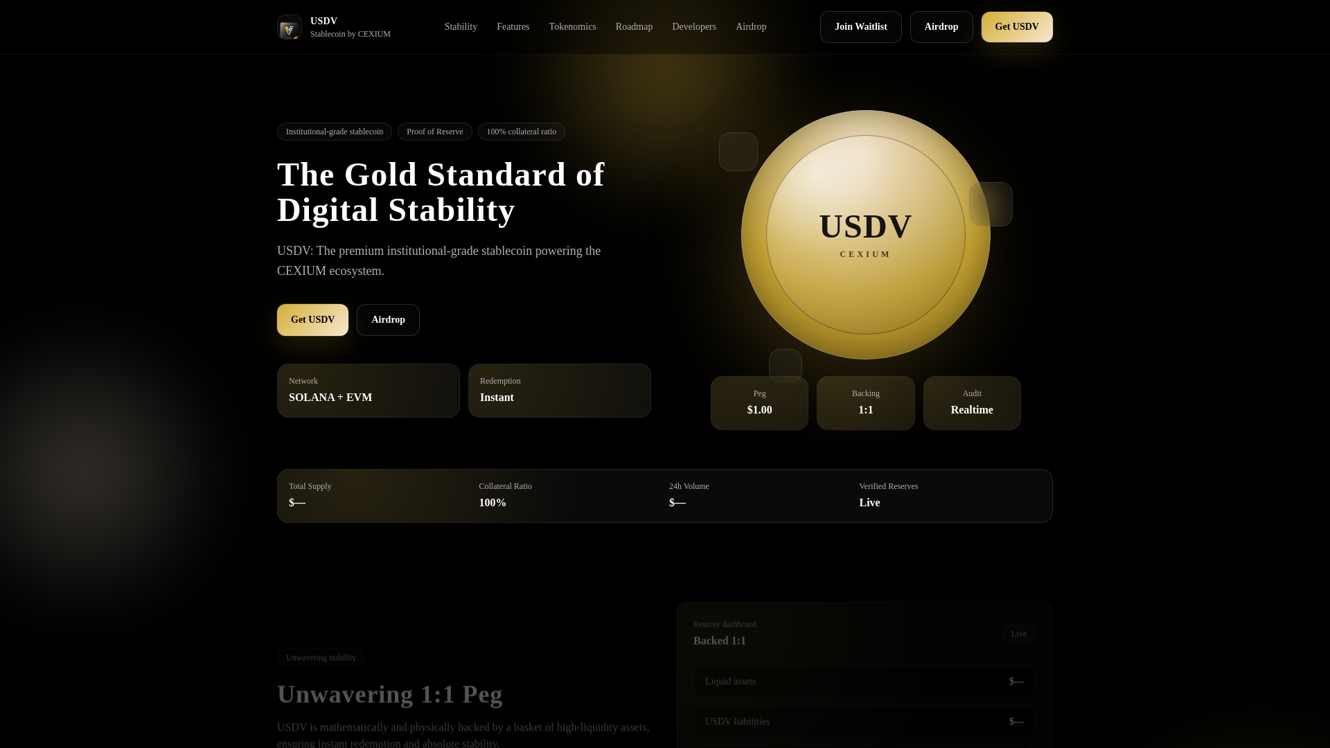 website screenshot of https://cexium.app/