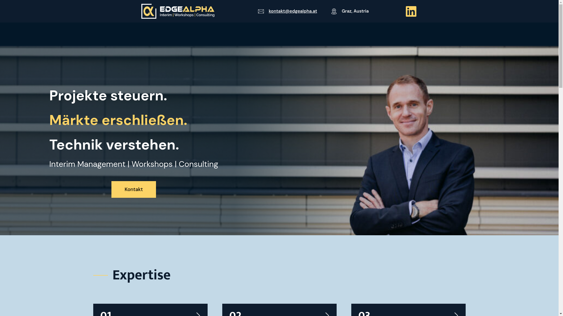 website screenshot of https://edgealpha.eu/