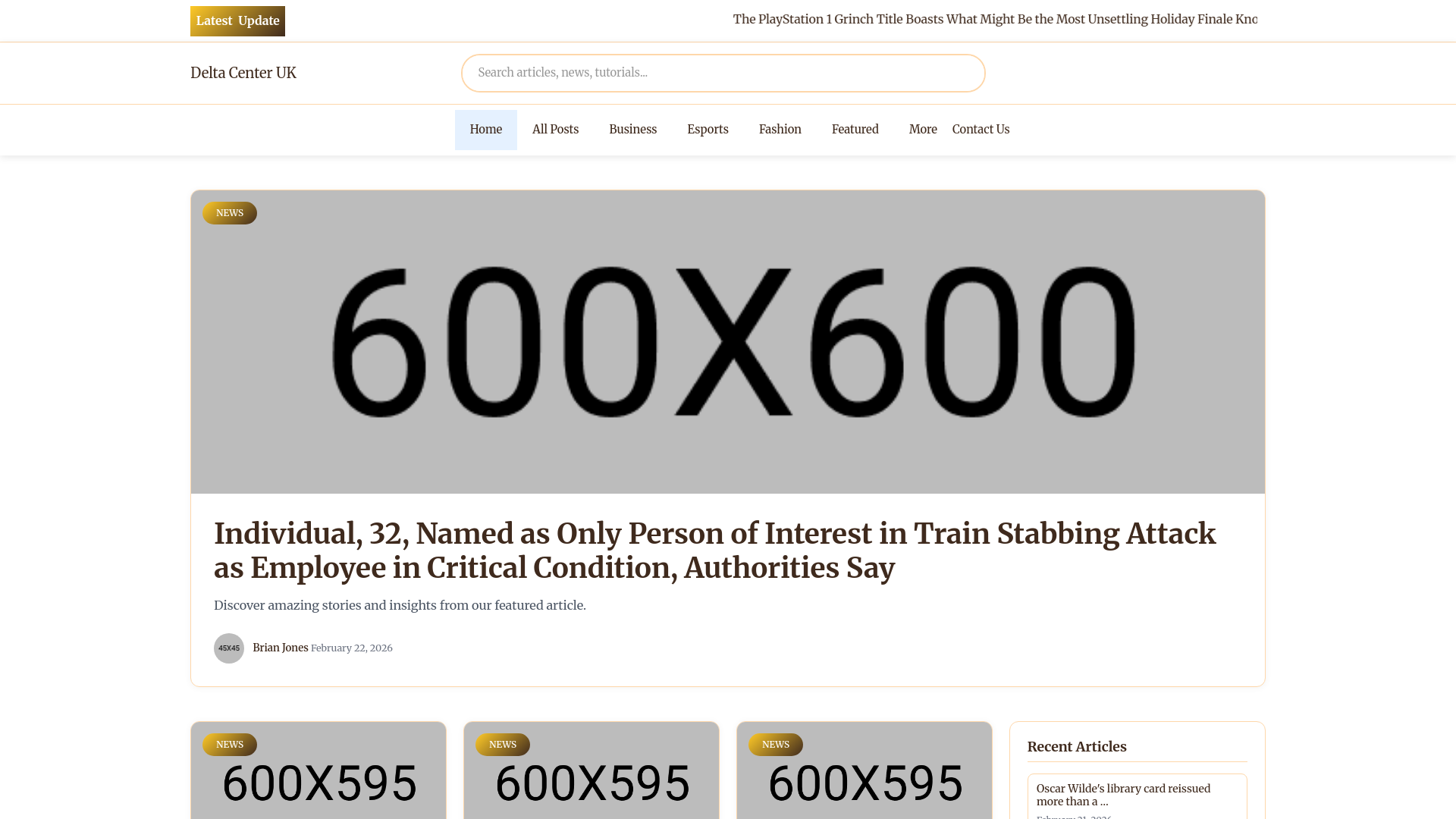 website screenshot of https://deltacenter.co.uk/