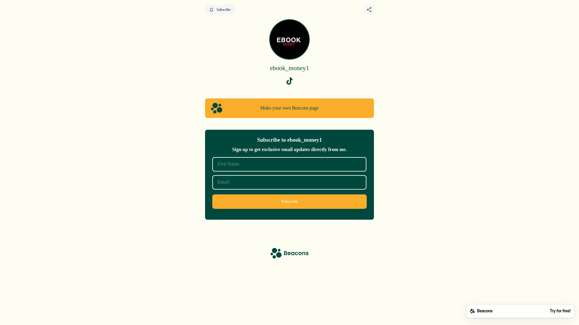 website screenshot of https://ebookmoney1.com/