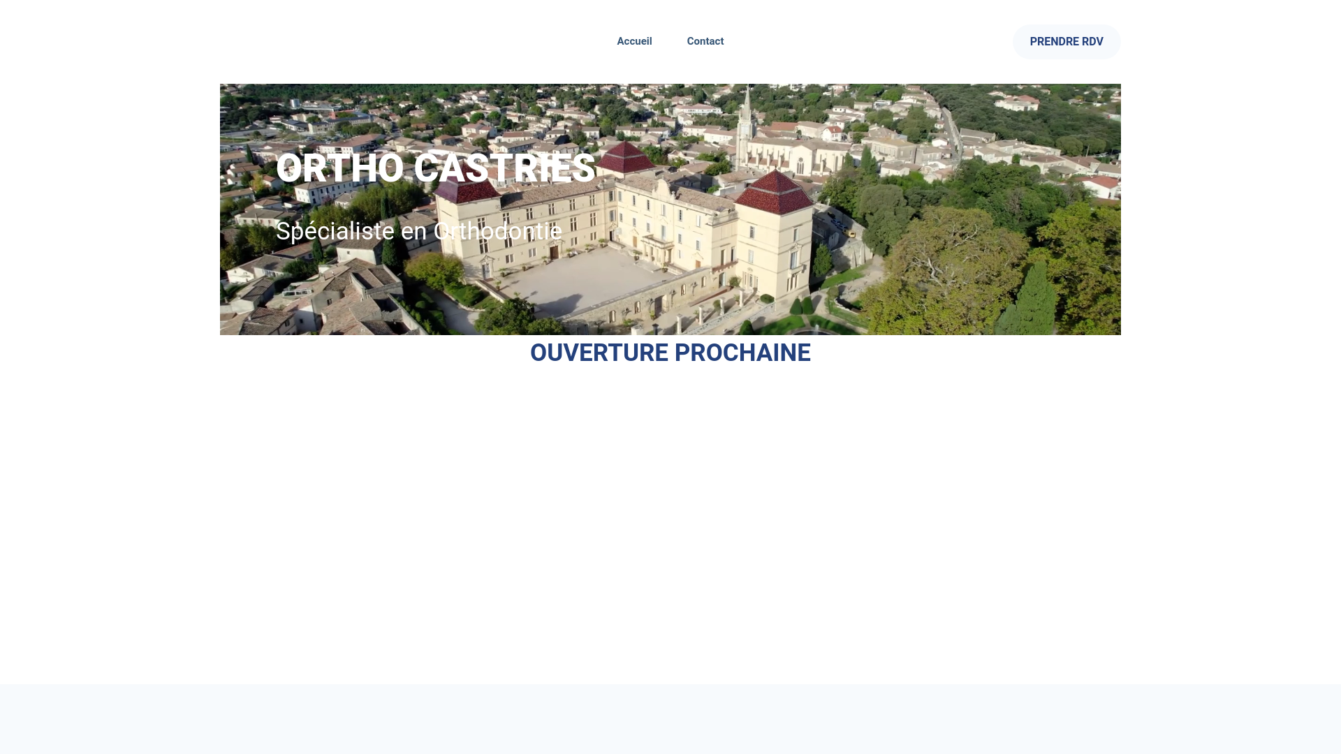 website screenshot of https://orthocastries.com