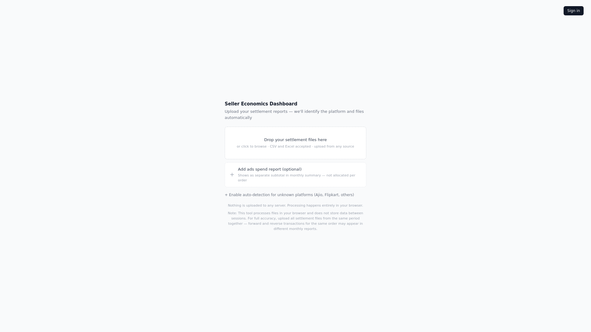 website screenshot of https://seller-dashboard-v2.pages.dev/