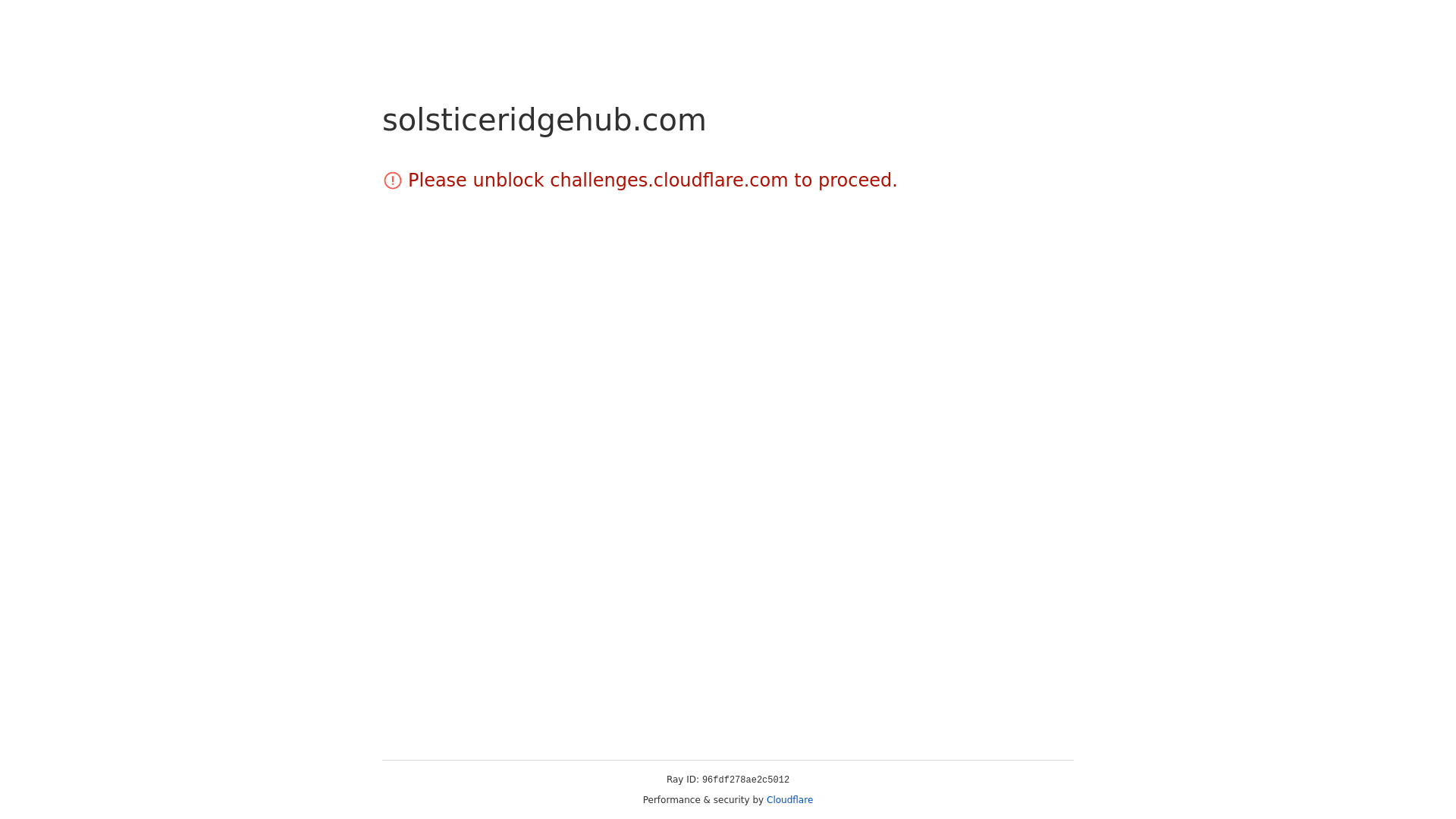website screenshot of https://solsticeridgehub.com/