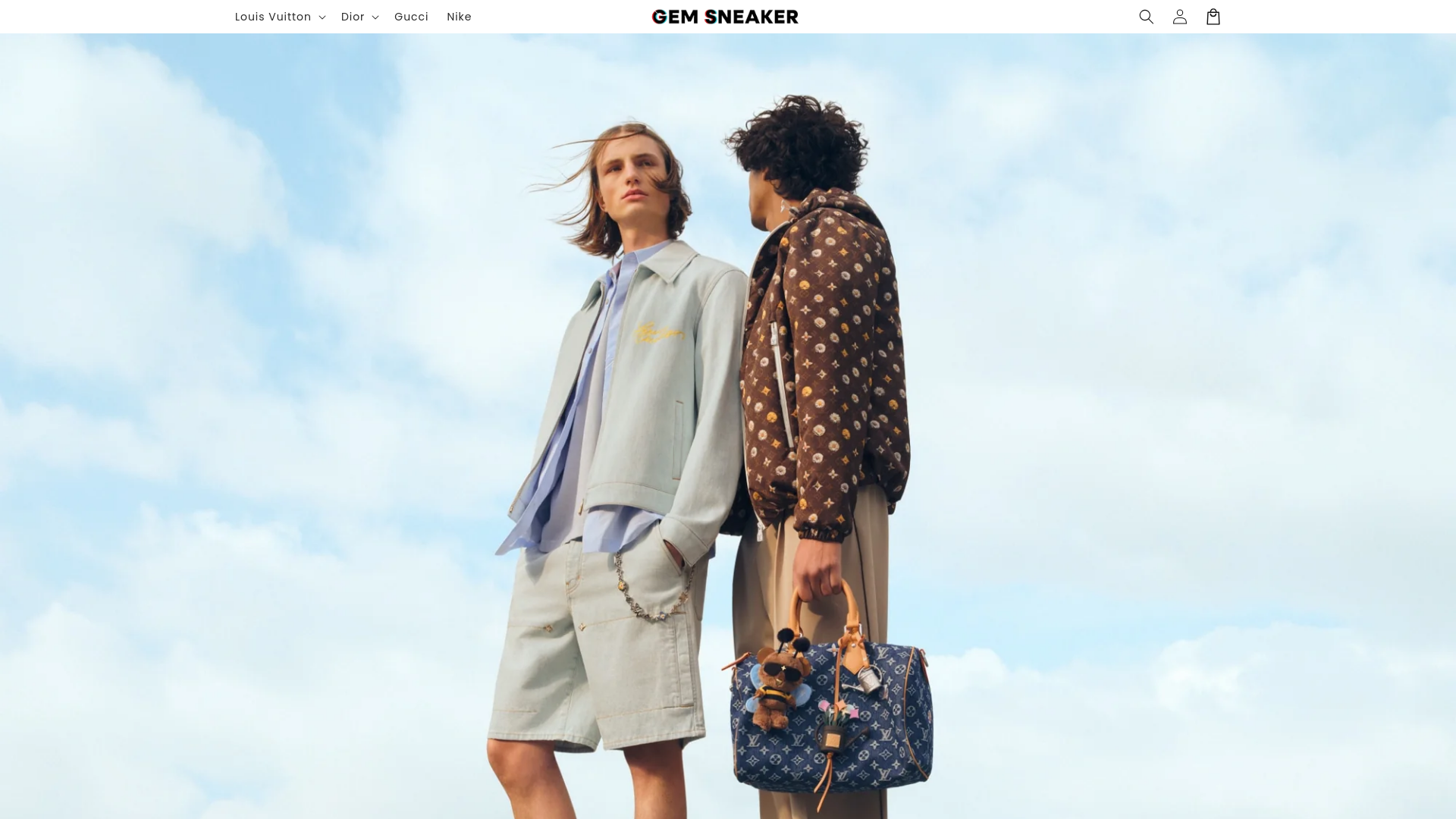 website screenshot of https://gemsneakerus.com/