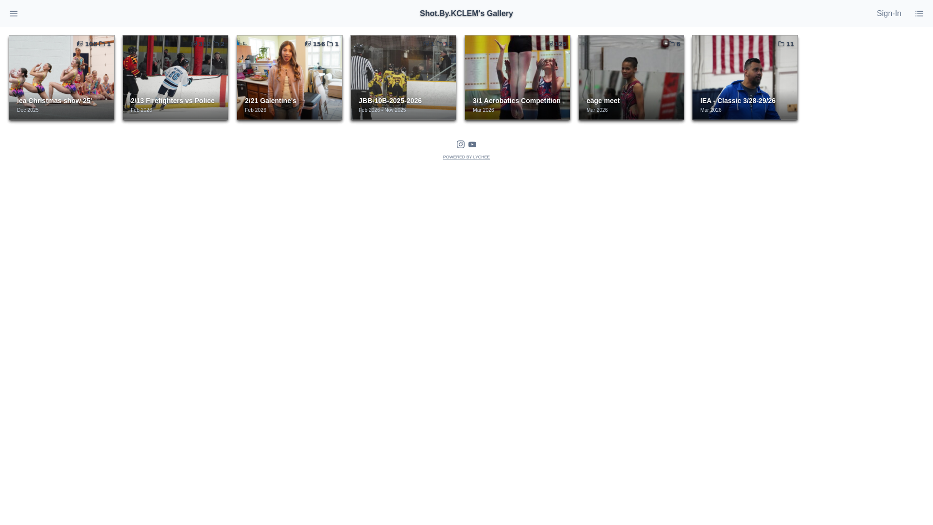 website screenshot of https://shotbykclem.com/