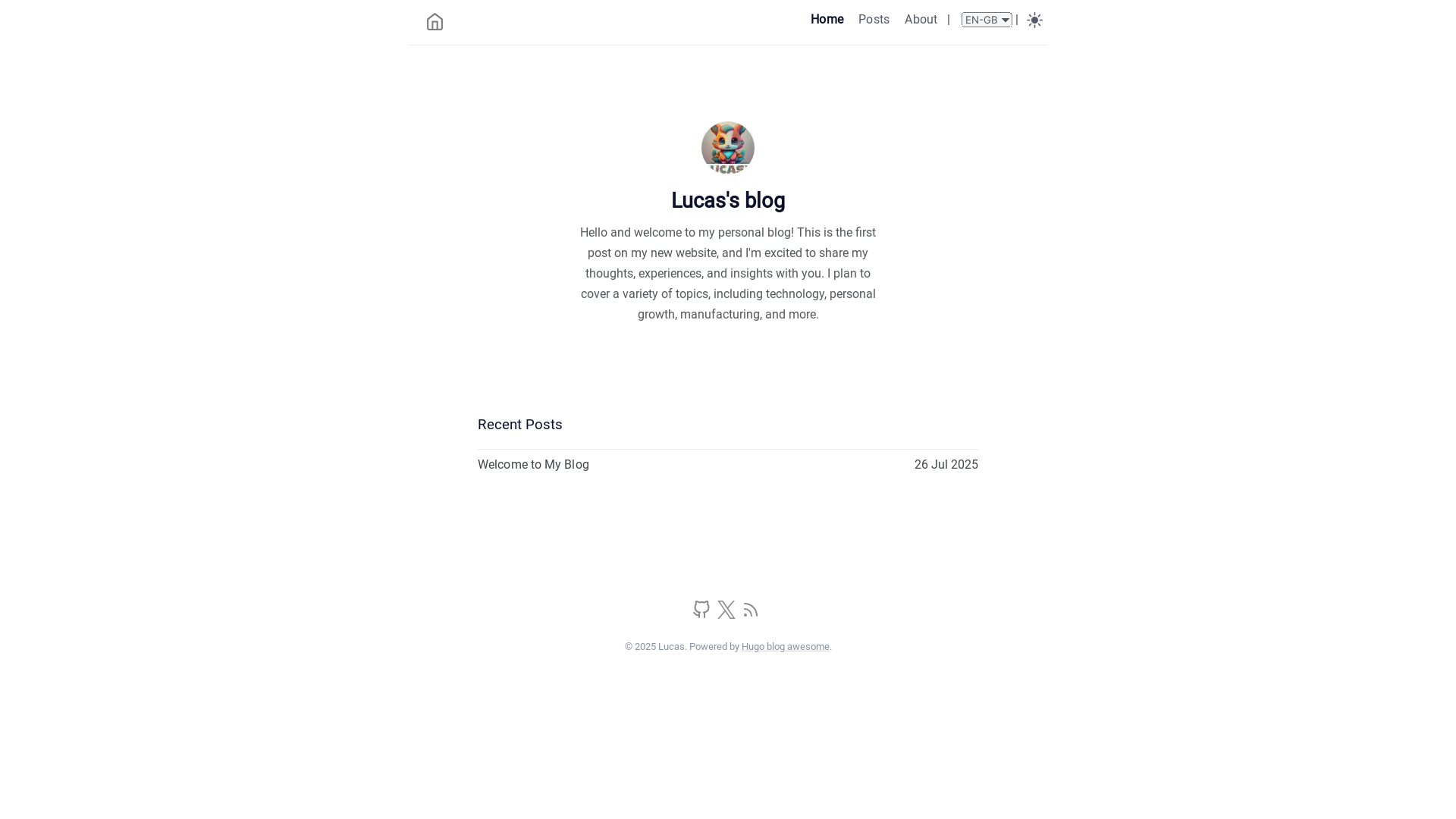 website screenshot of https://lucasyang.pages.dev/