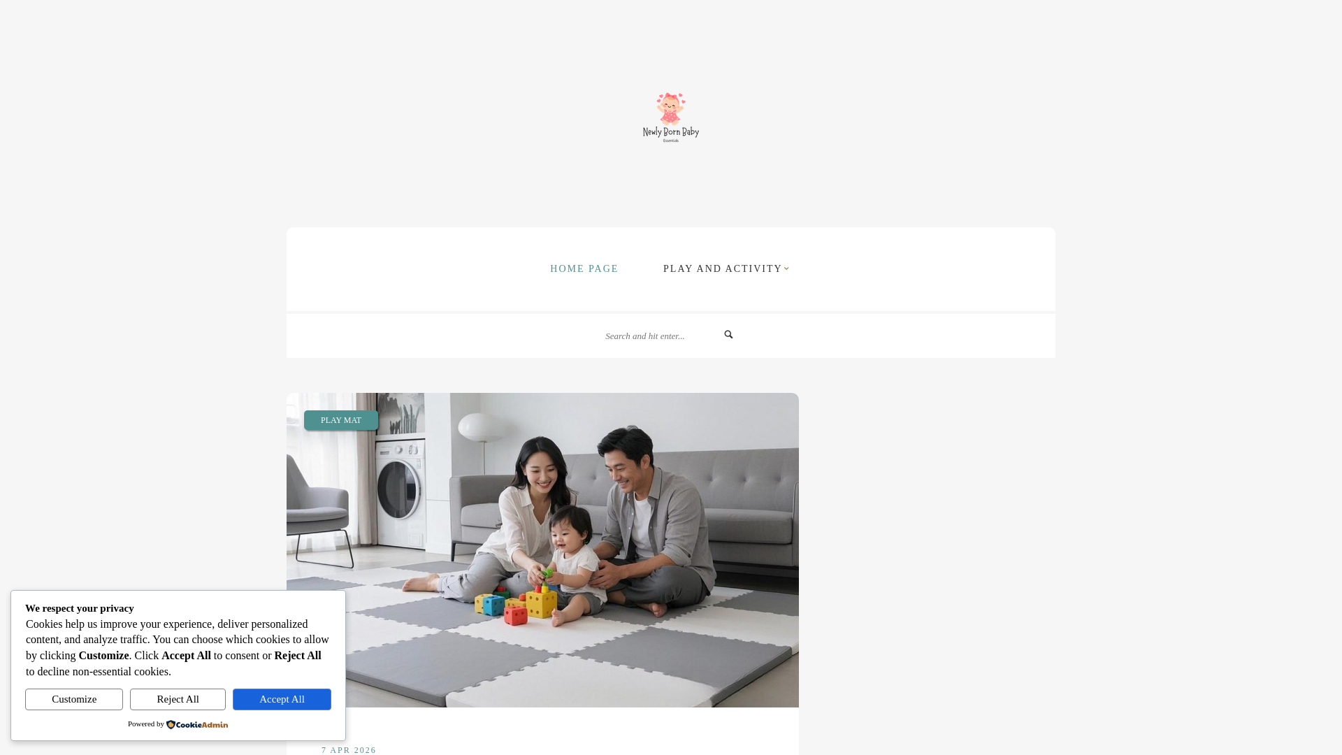 website screenshot of https://newlybornbabyessentials.com