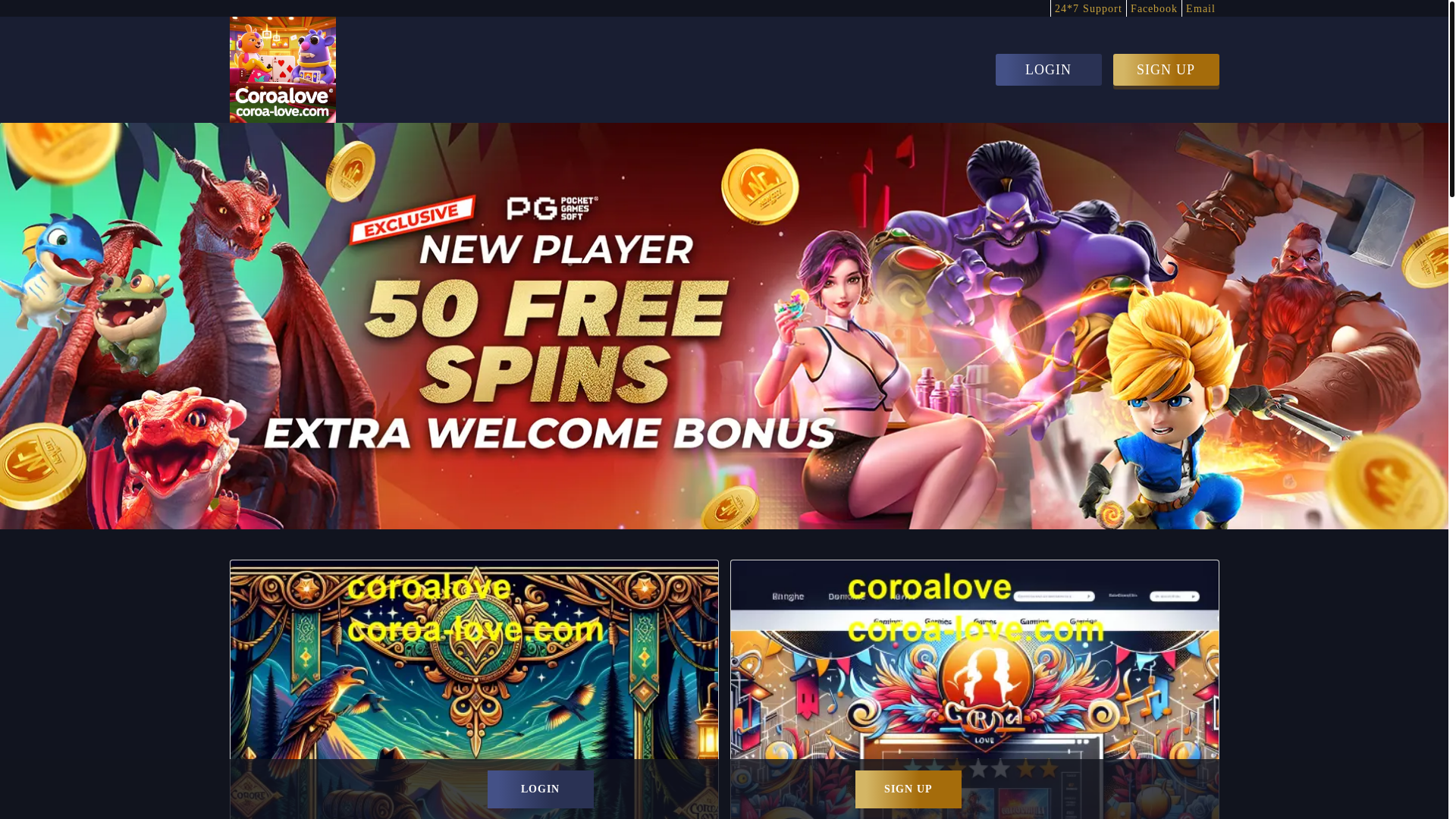 website screenshot of https://coroa-love.com/