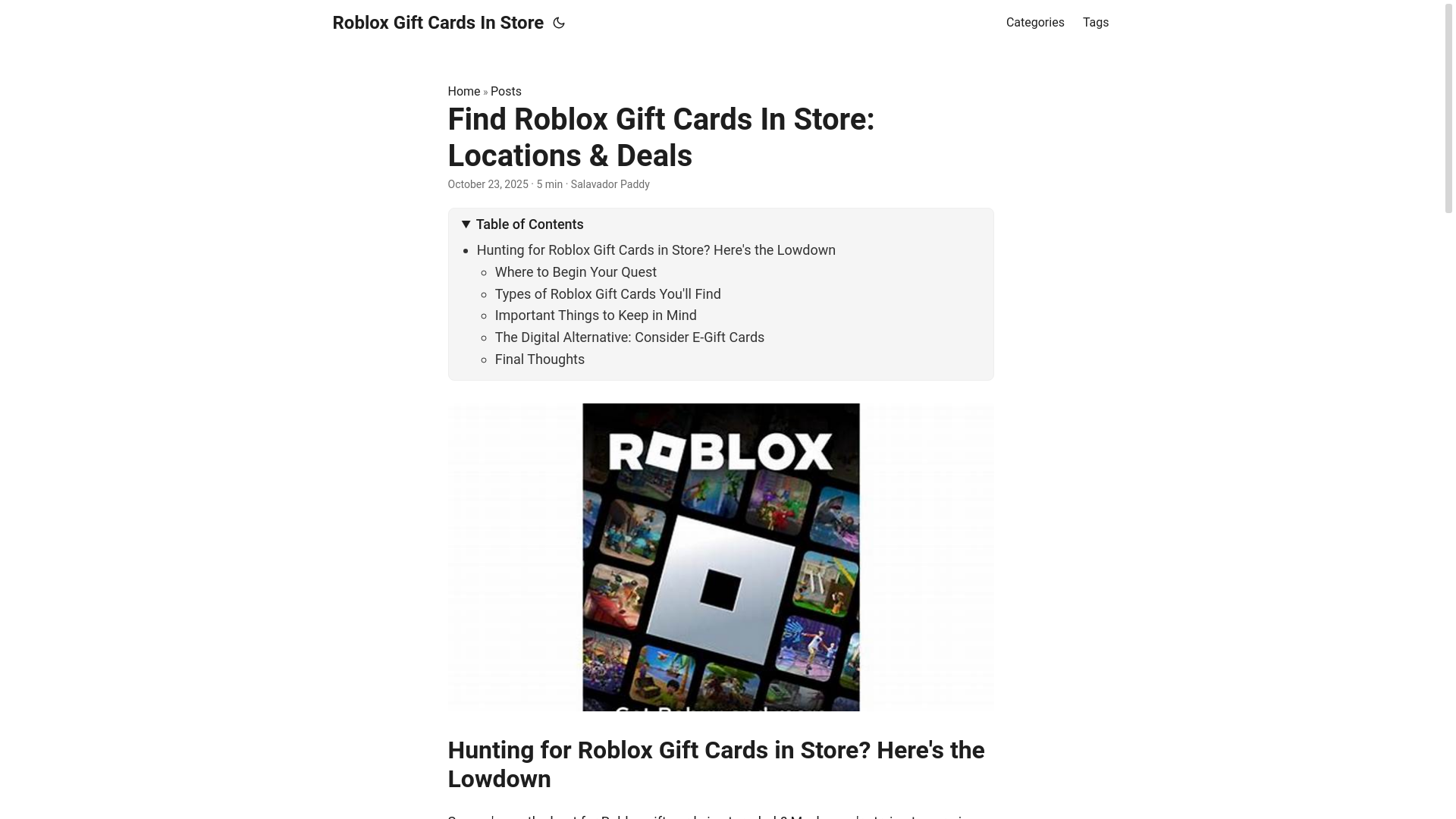 website screenshot of https://roblox-gift-cards-in-store.pages.dev/