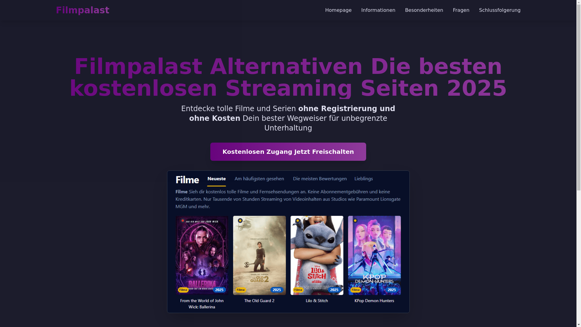 website screenshot of https://filmpalast-6kix.pages.dev/
