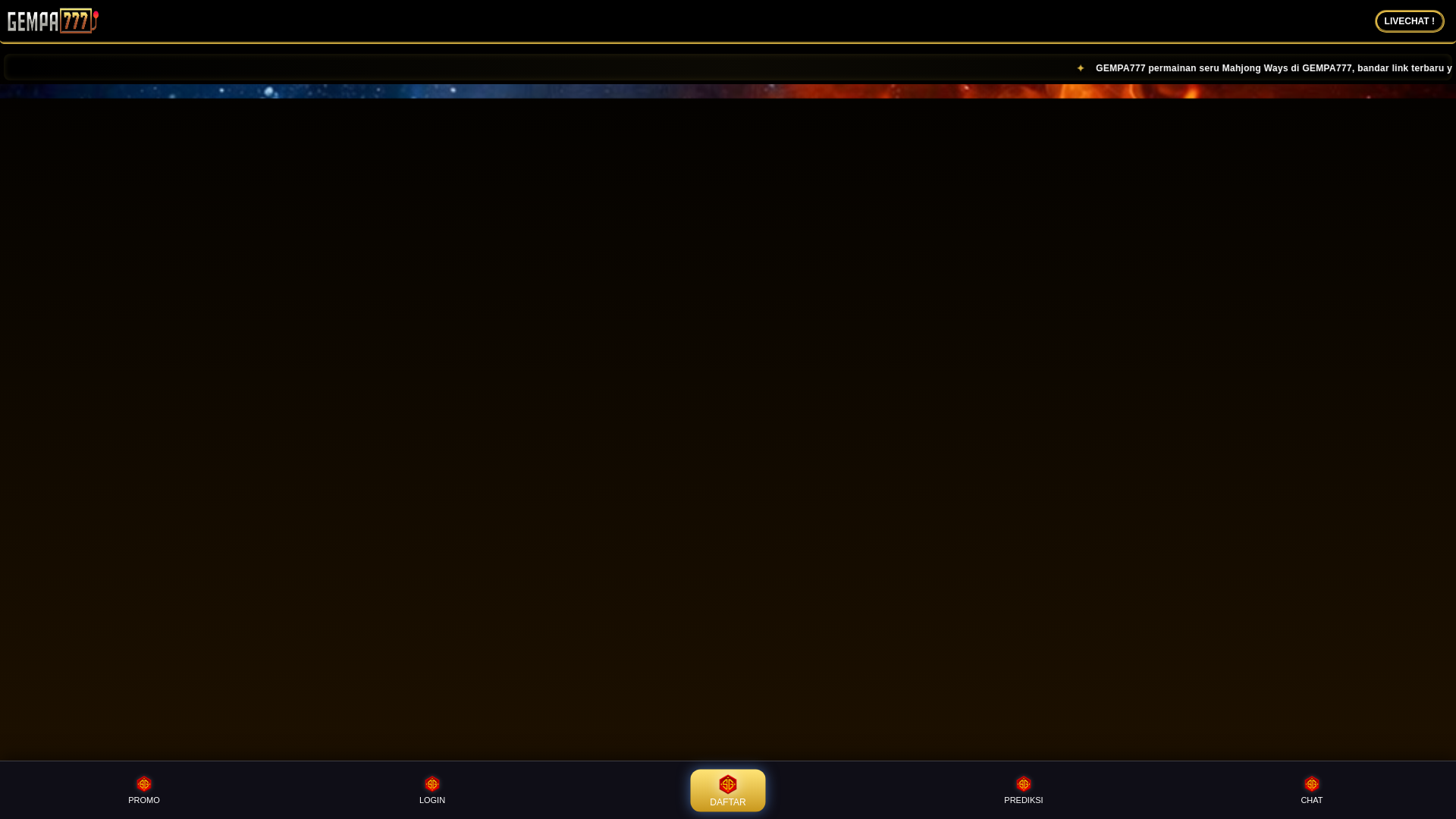 website screenshot of https://gempa777-site4.pages.dev/