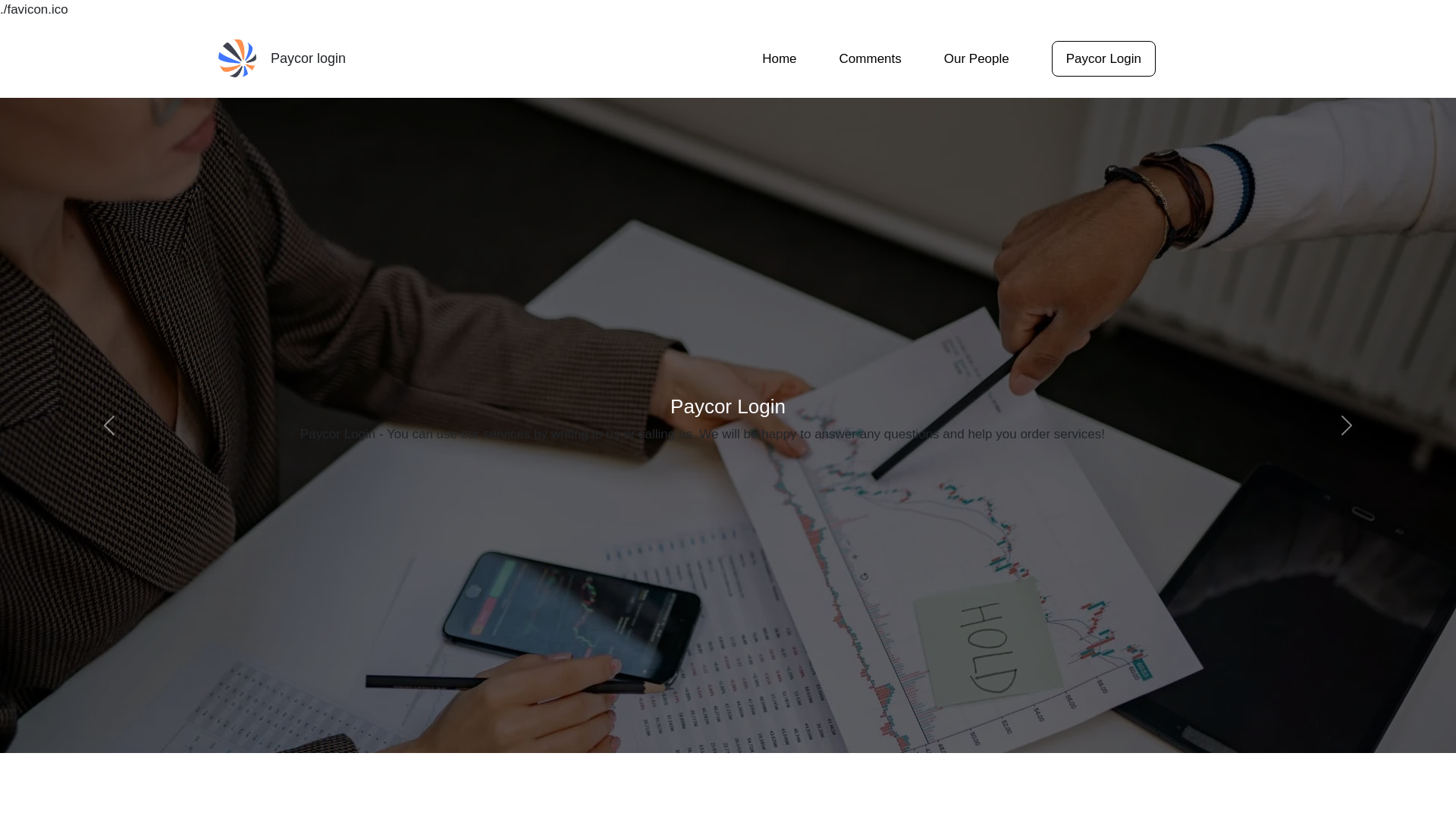 website screenshot of https://thepaycorr-info.co.com