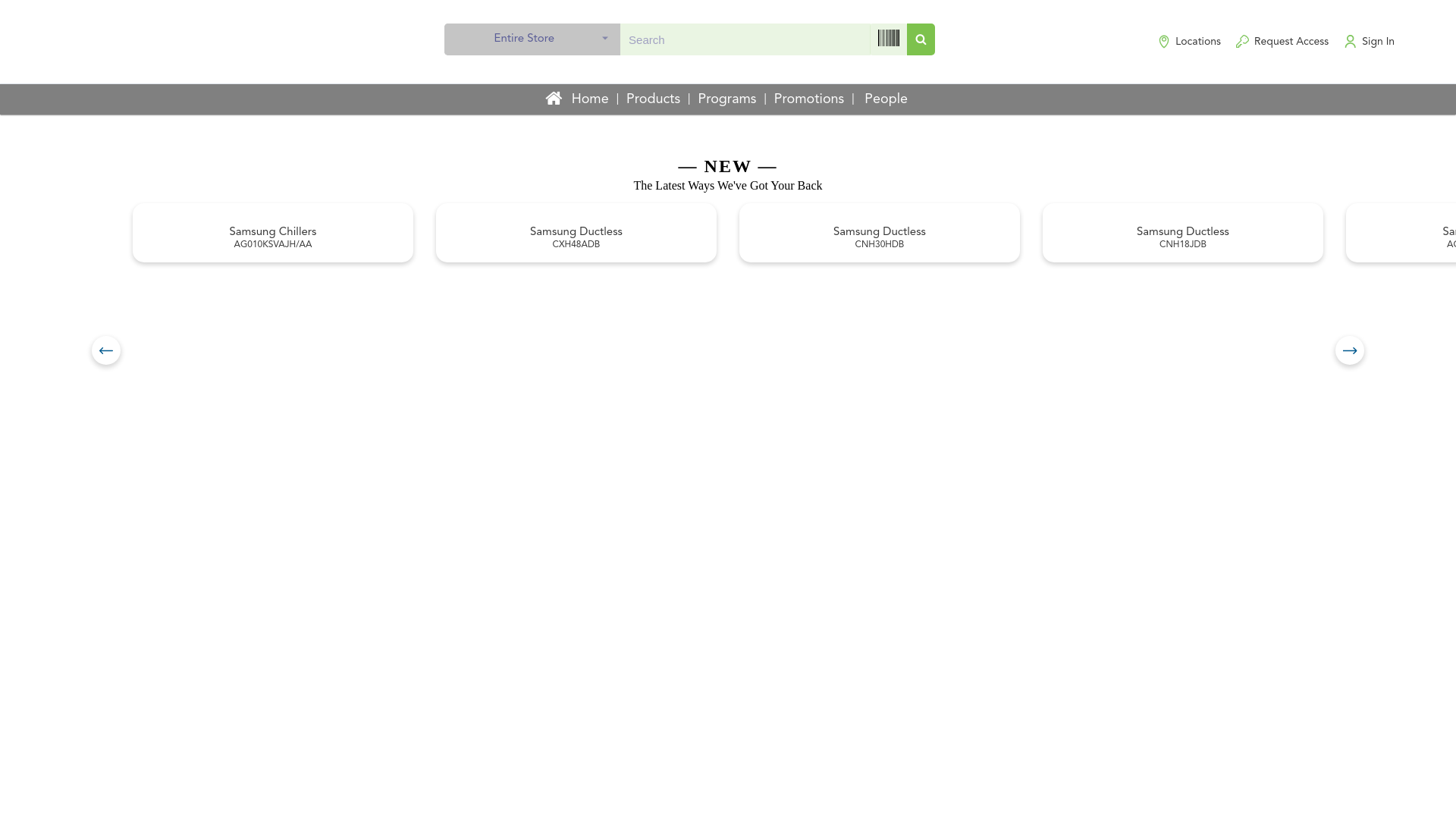 website screenshot of https://johnsonhvacdist.com/